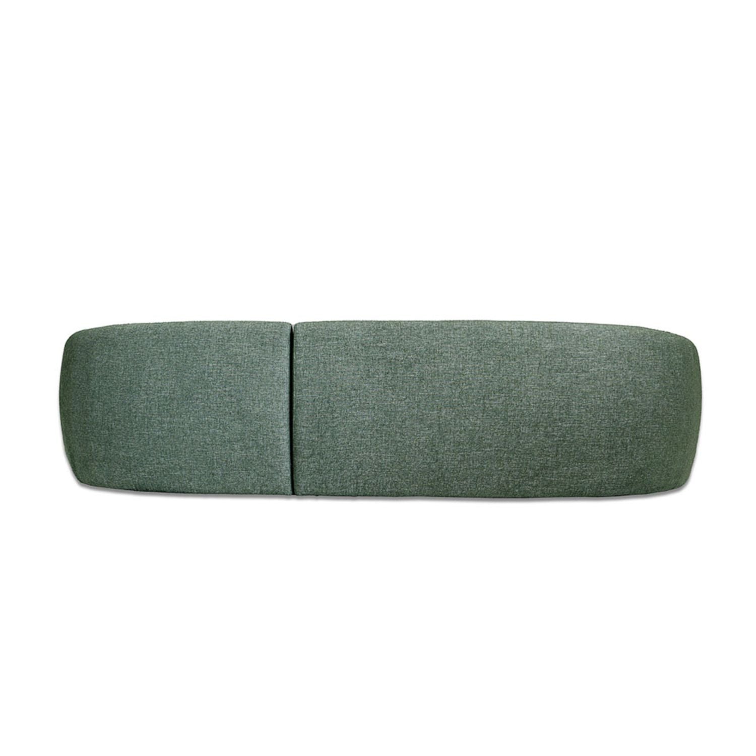Crescent Fabric Right Side Facing Chaise Lounge