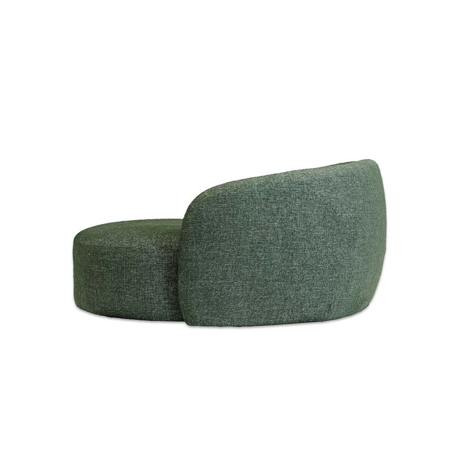 Crescent Fabric Right Side Facing Chaise Lounge