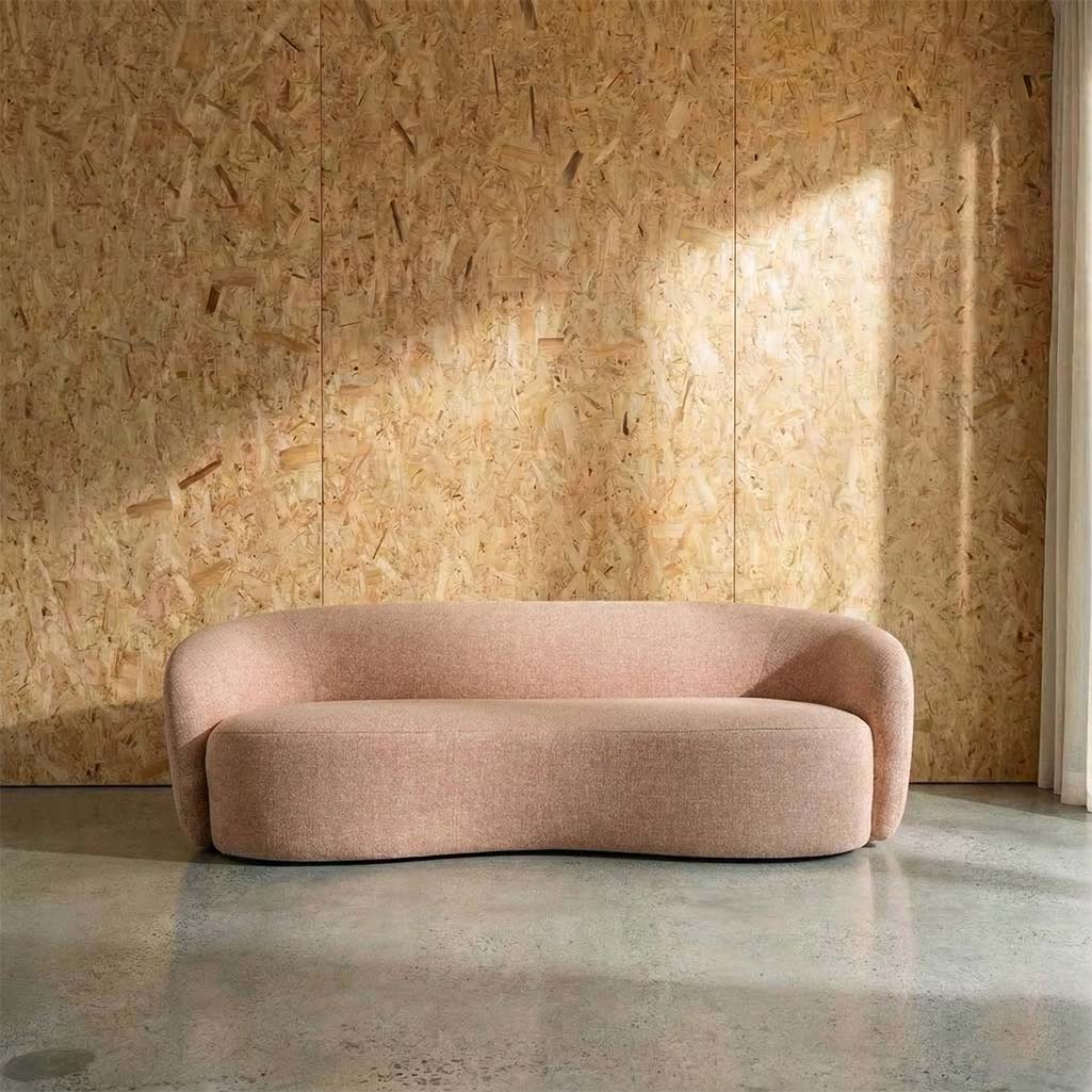 Crescent Fabric 3 Seat