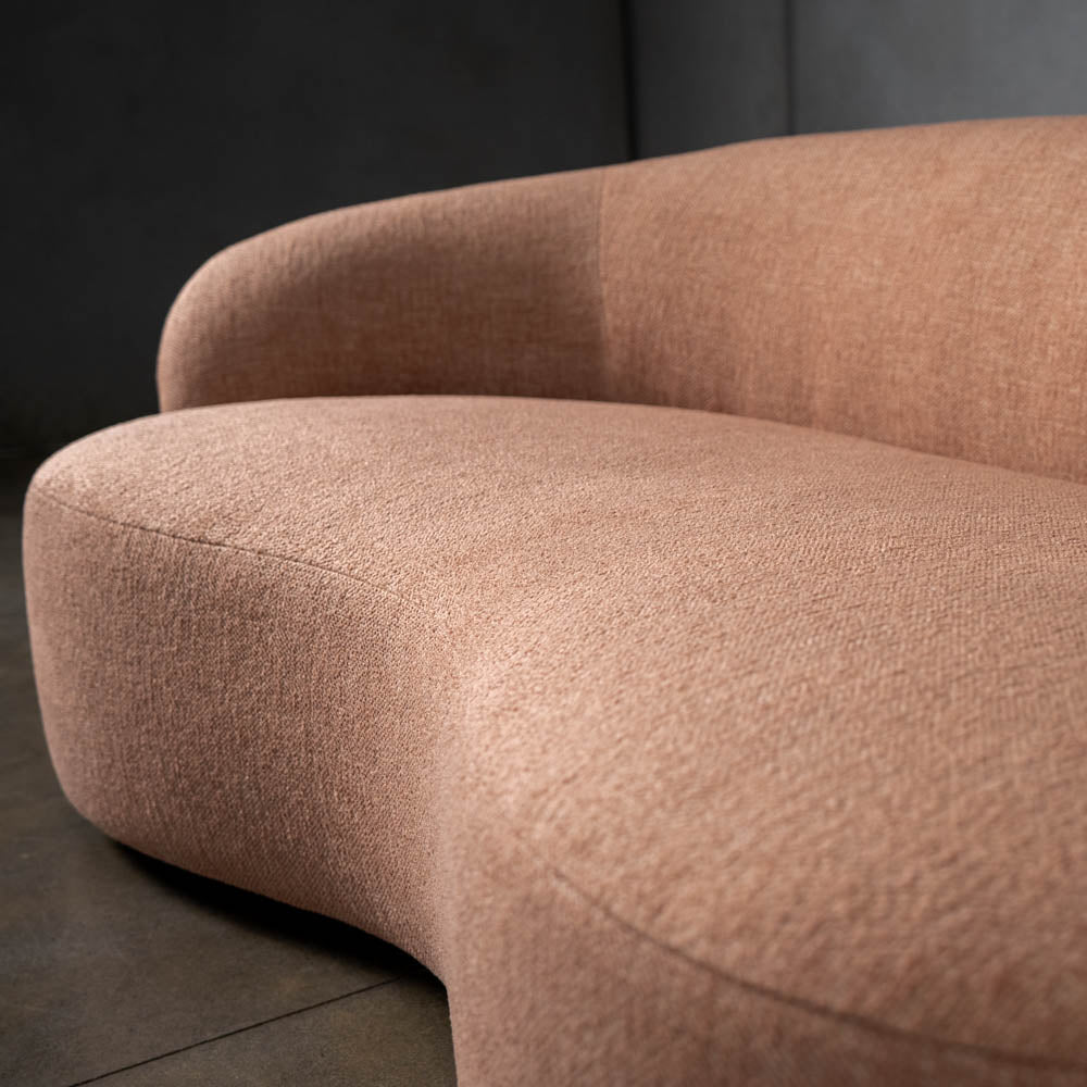 Crescent Fabric 3 Seat