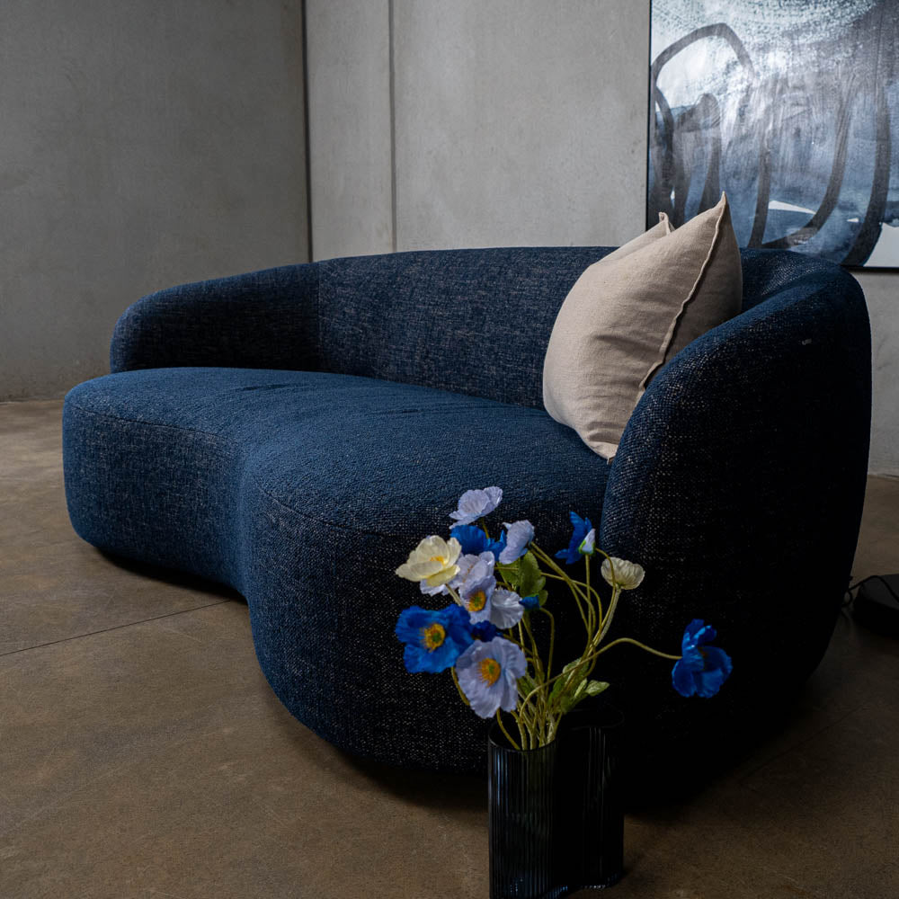 Crescent Fabric 3 Seat