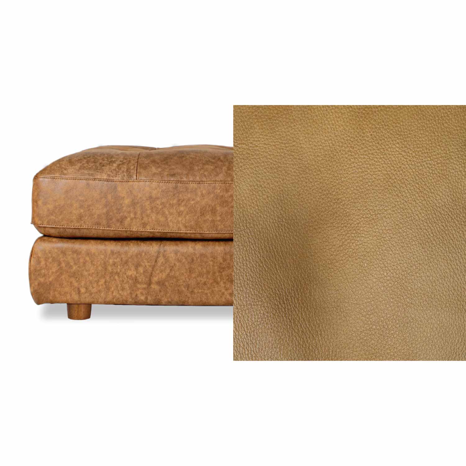 Harmony Leather Ottoman