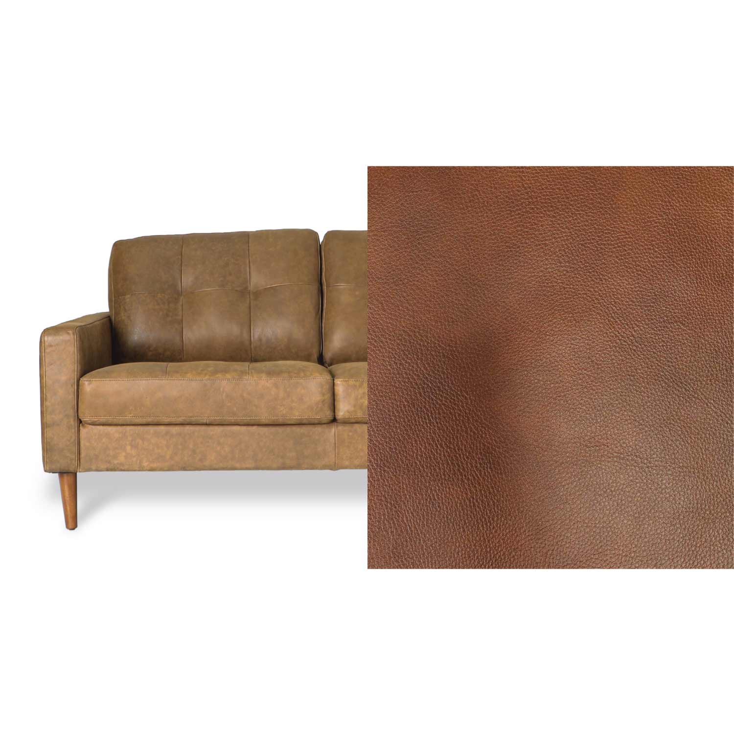 Classic Leather 2.5 Seat Sofa