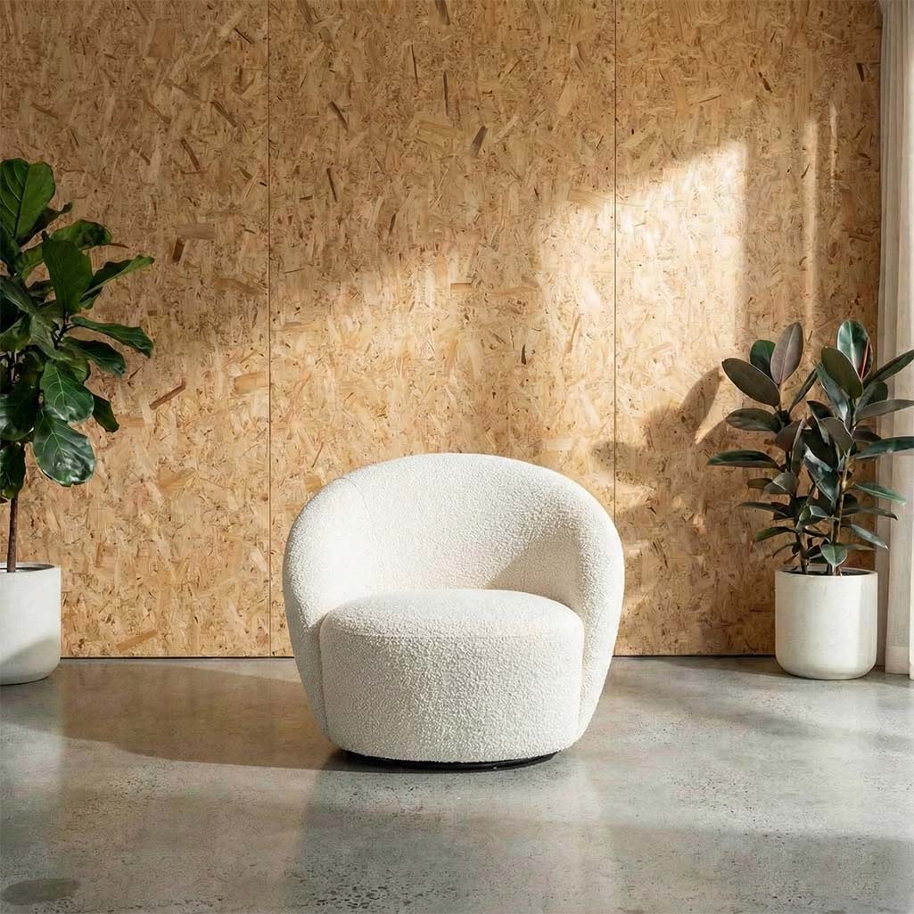 Daisy Fabric Swivel Chair