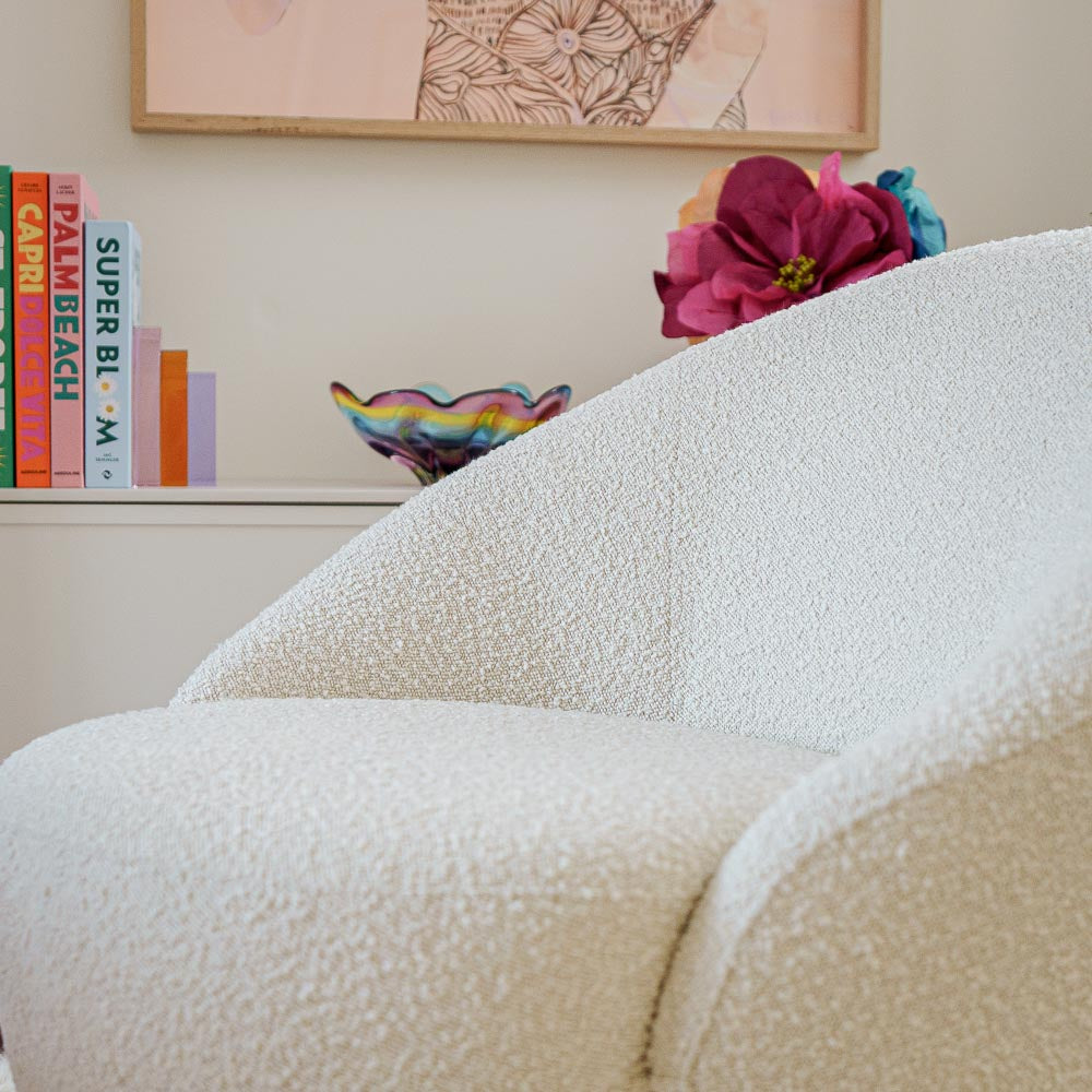 Daisy Fabric Swivel Chair