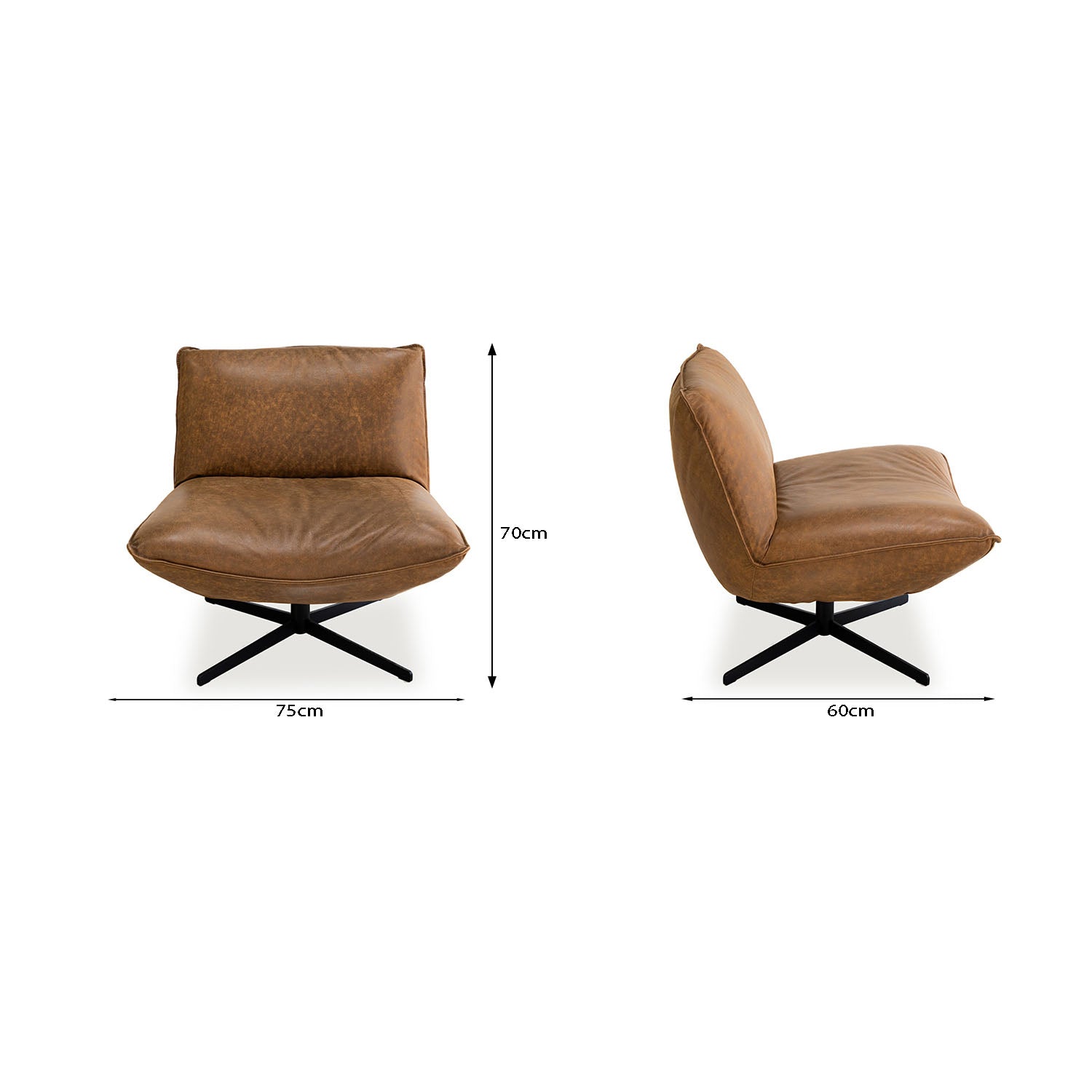 Global Leather Swivel Chair