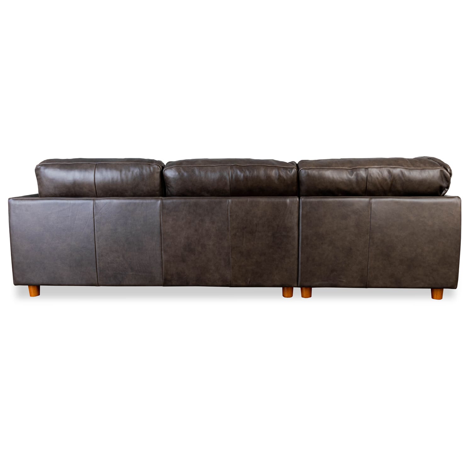 Harmony Leather Left Side Facing Chaise Lounge