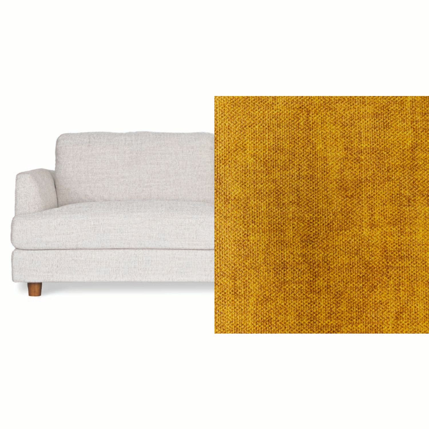 Haven Fabric 3 Seat Sofa