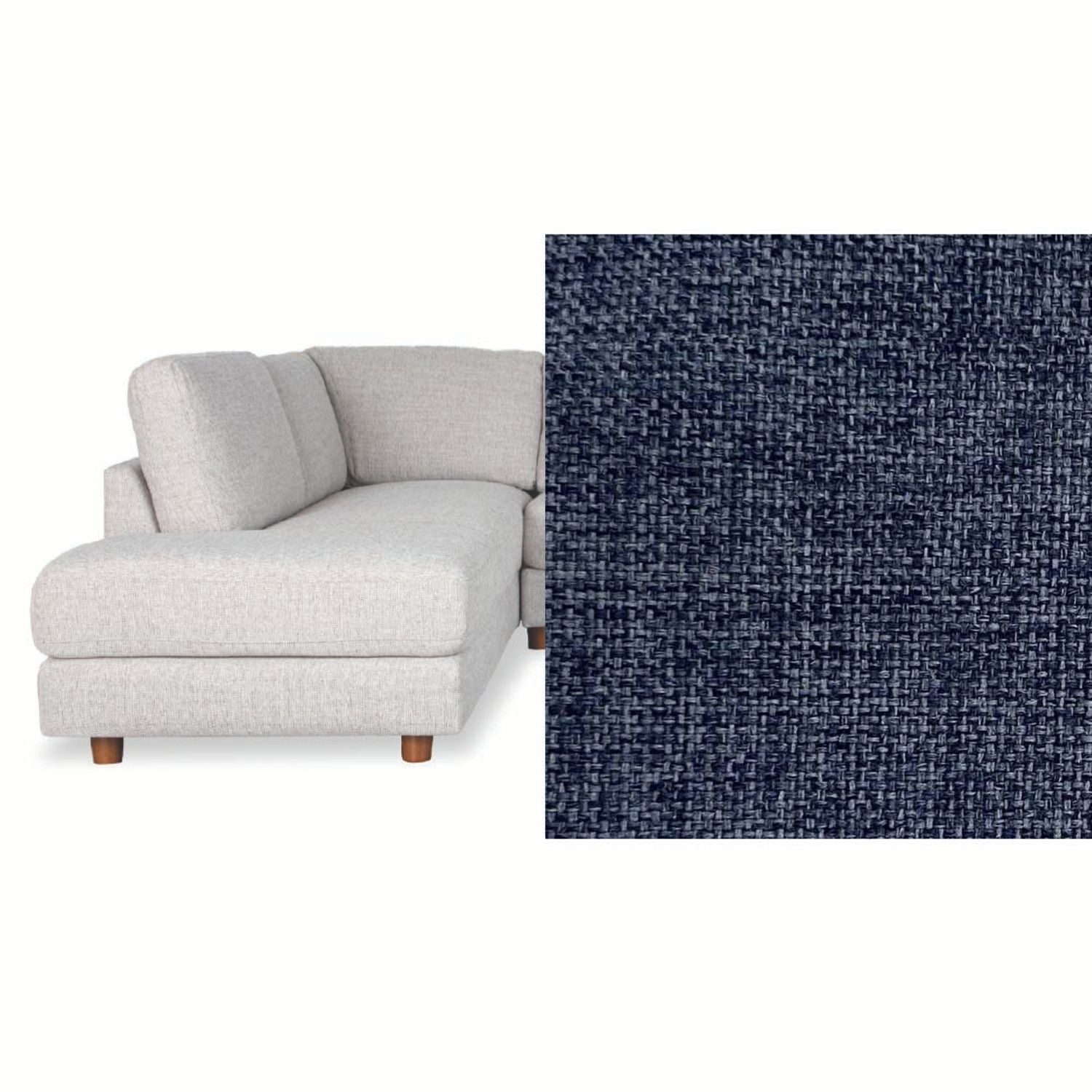 Haven Fabric Left Side Facing Chaise Lounge