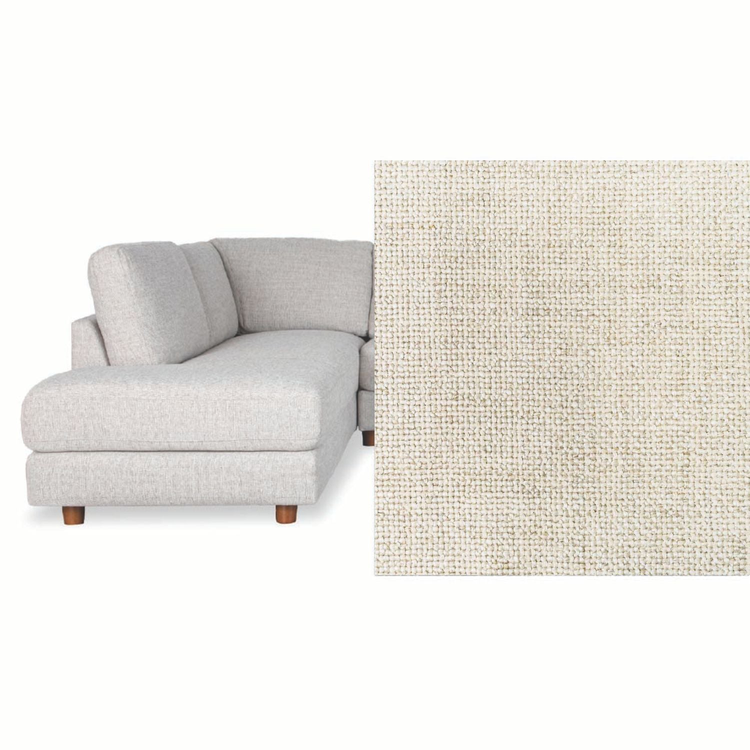 Haven Fabric Right Side Facing Chaise Lounge