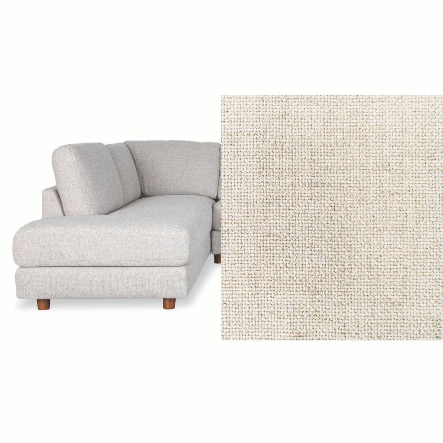 Haven Fabric Left Side Facing Chaise Lounge