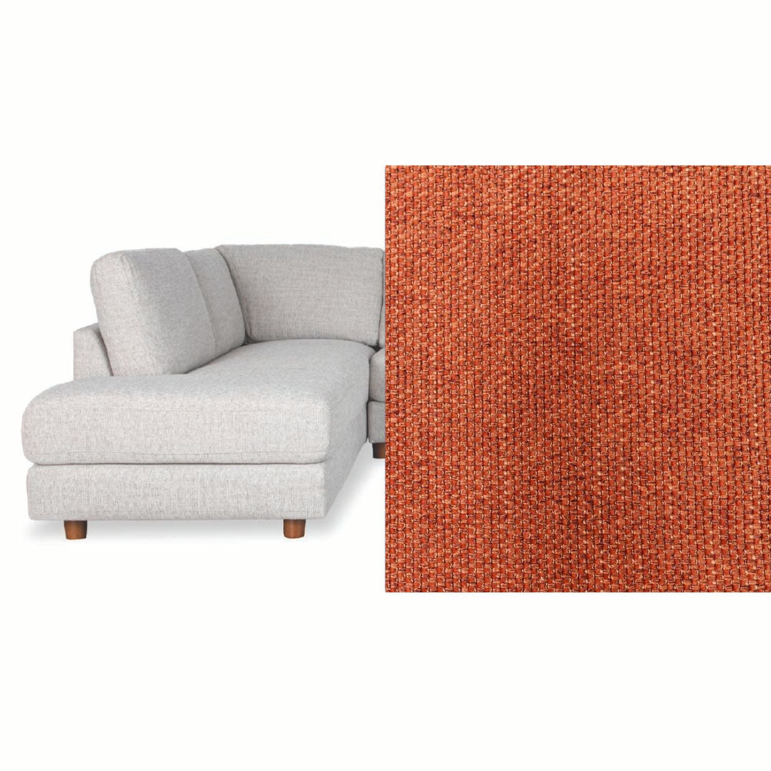 Haven Fabric Left Side Facing Chaise Lounge