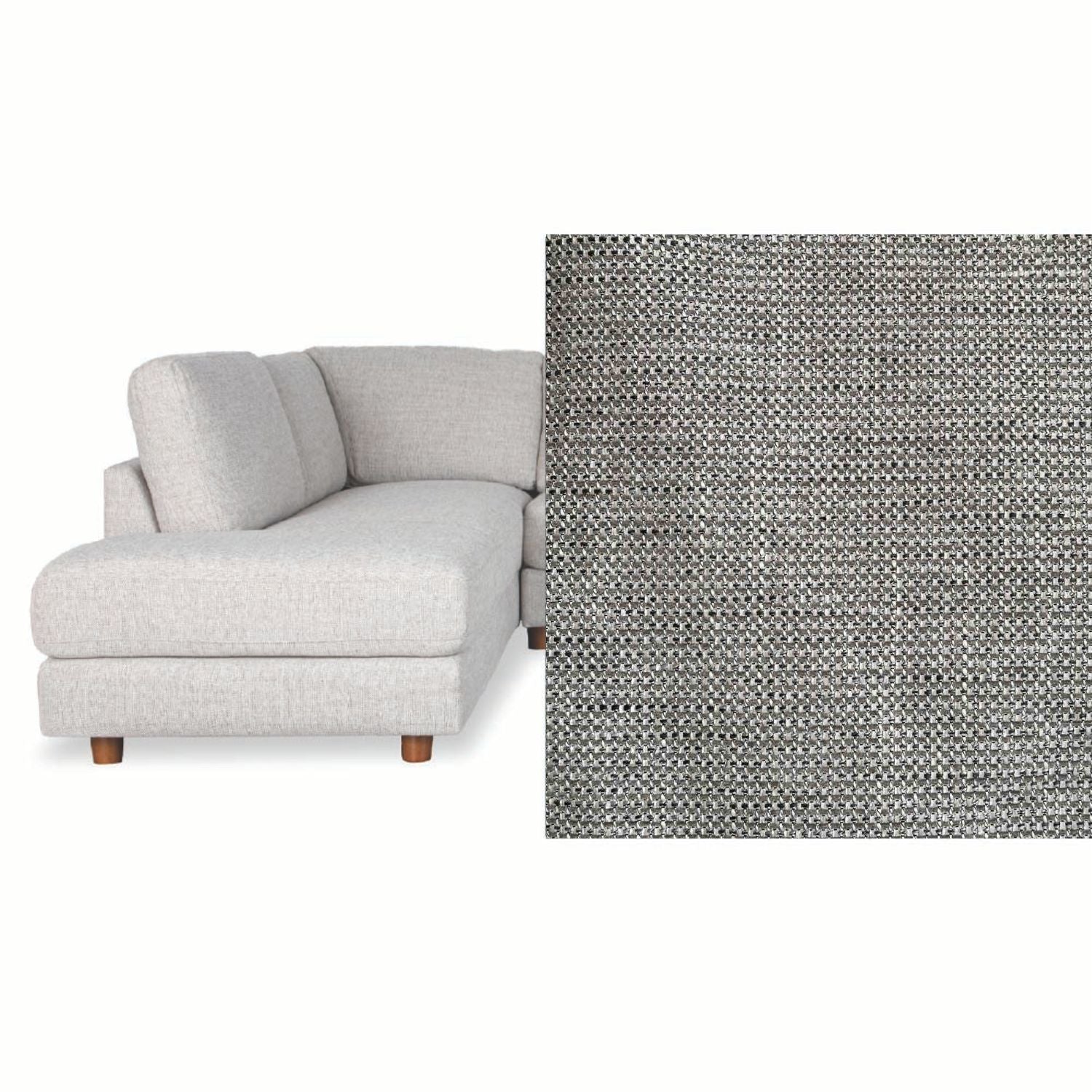 Haven Fabric Left Side Facing Chaise Lounge