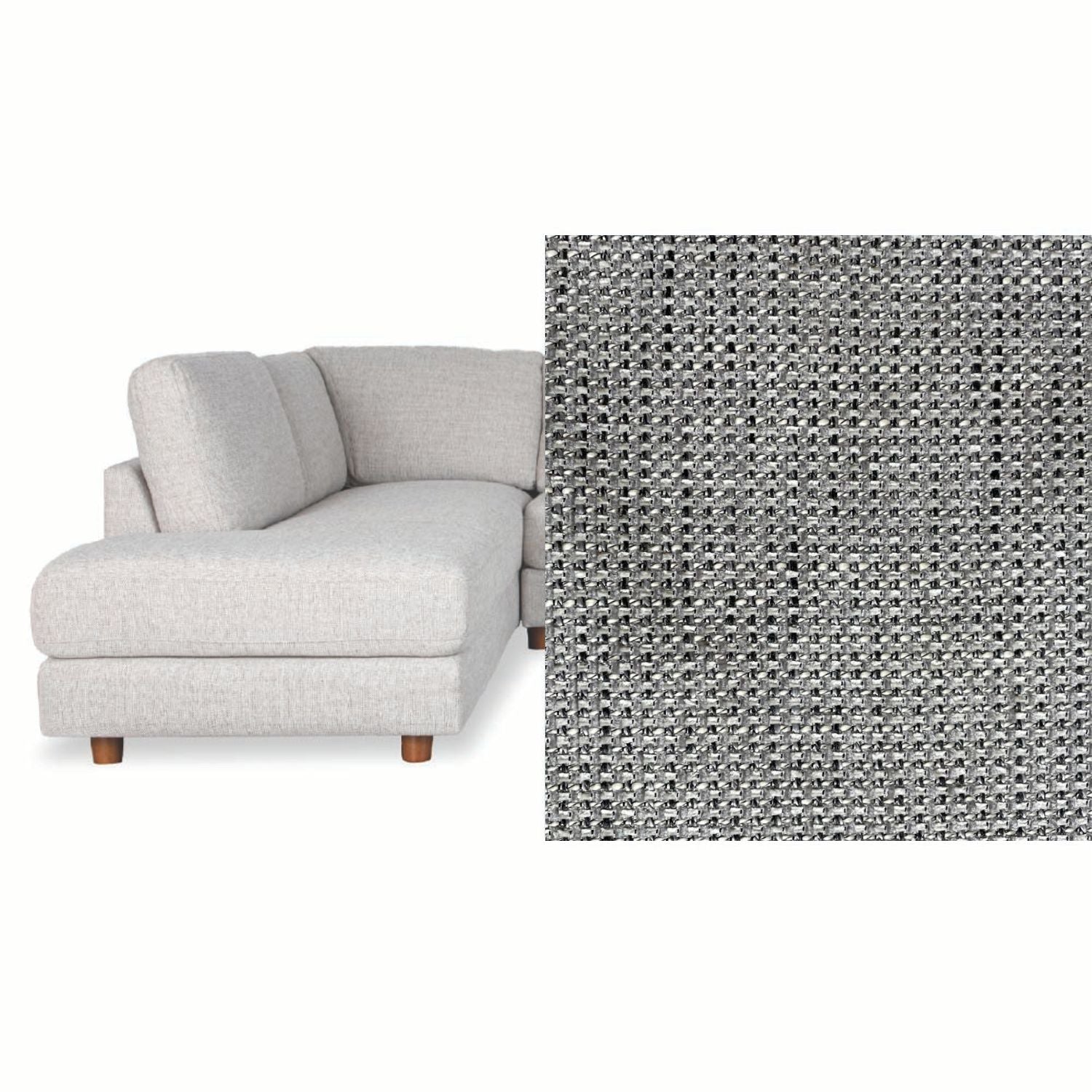 Haven Fabric Left Side Facing Chaise Lounge