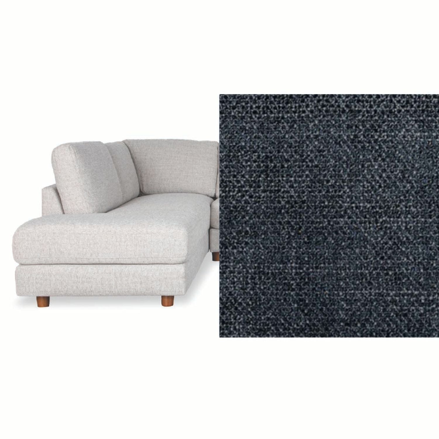 Haven Fabric Left Side Facing Chaise Lounge