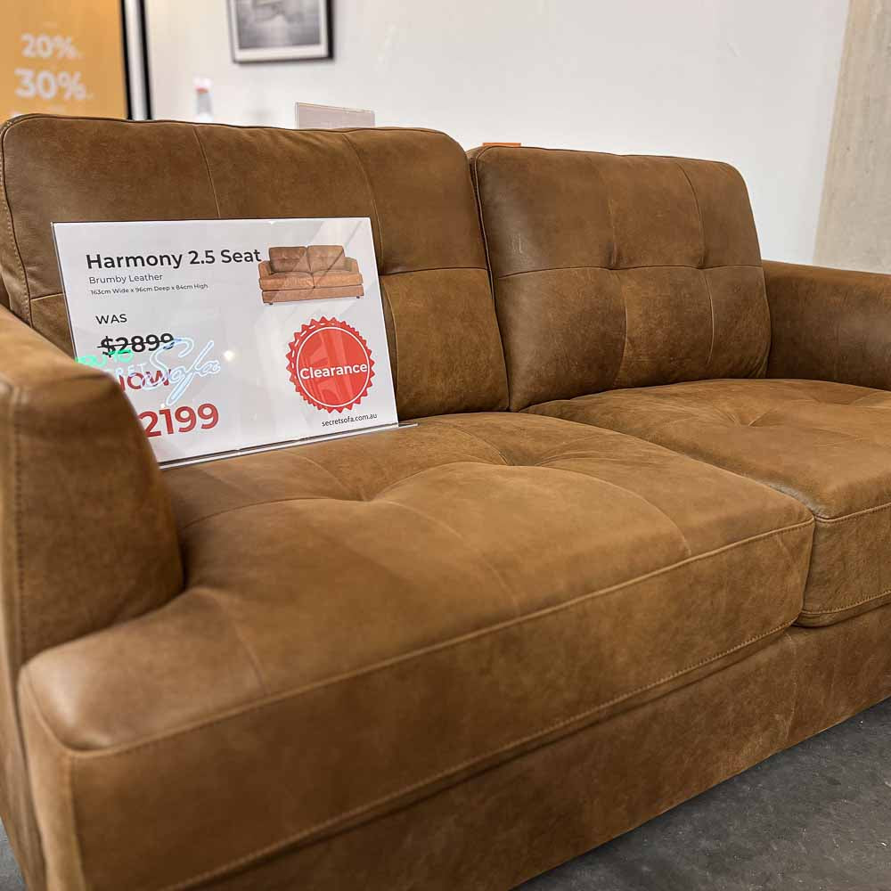 Imperfect Harmony  2.5 Seat Sofa in Brumby Natural