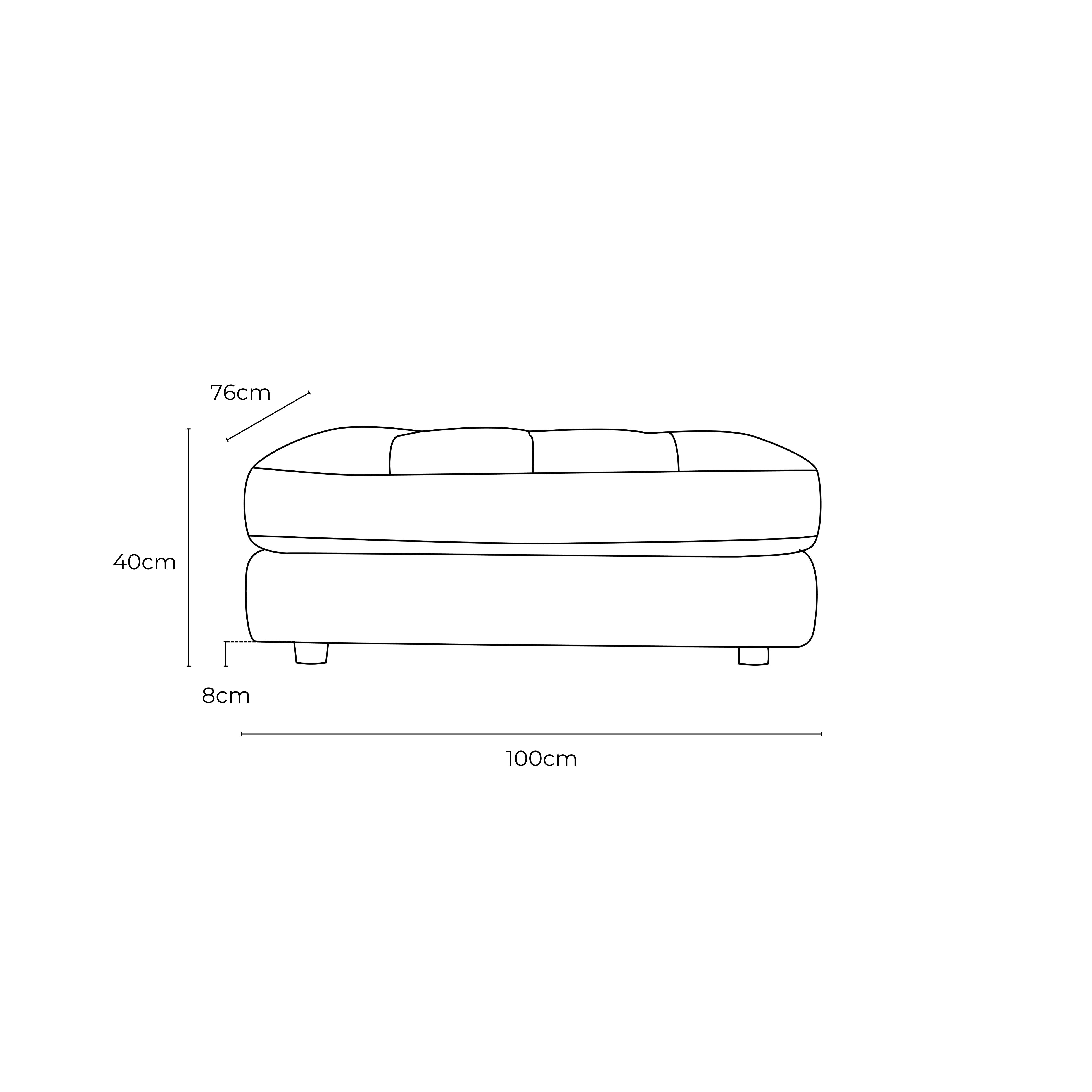 Harmony Leather Ottoman