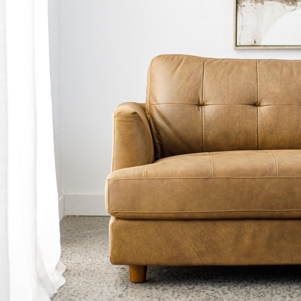 Harmony Leather 3 Seat Sofa