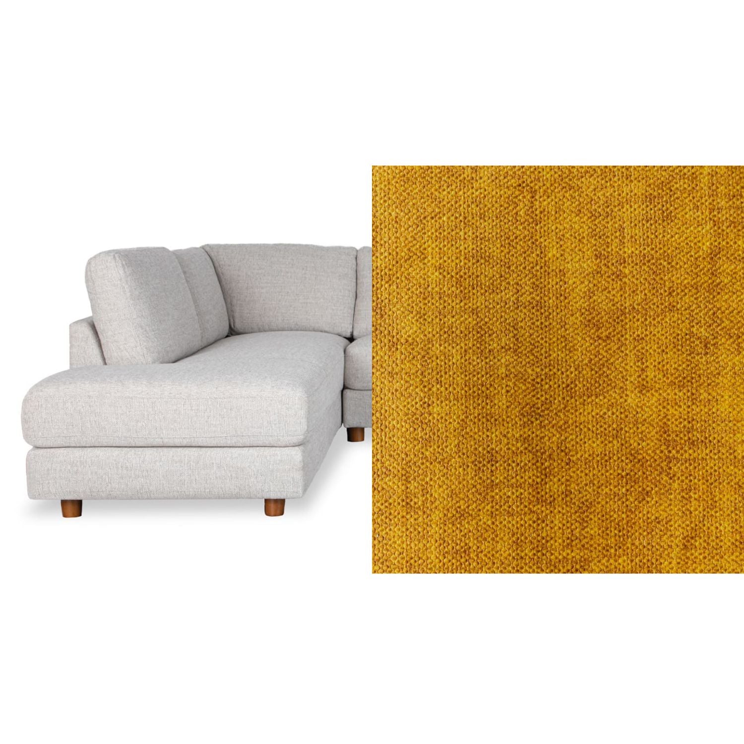 Haven Fabric Left Side Facing Chaise Lounge