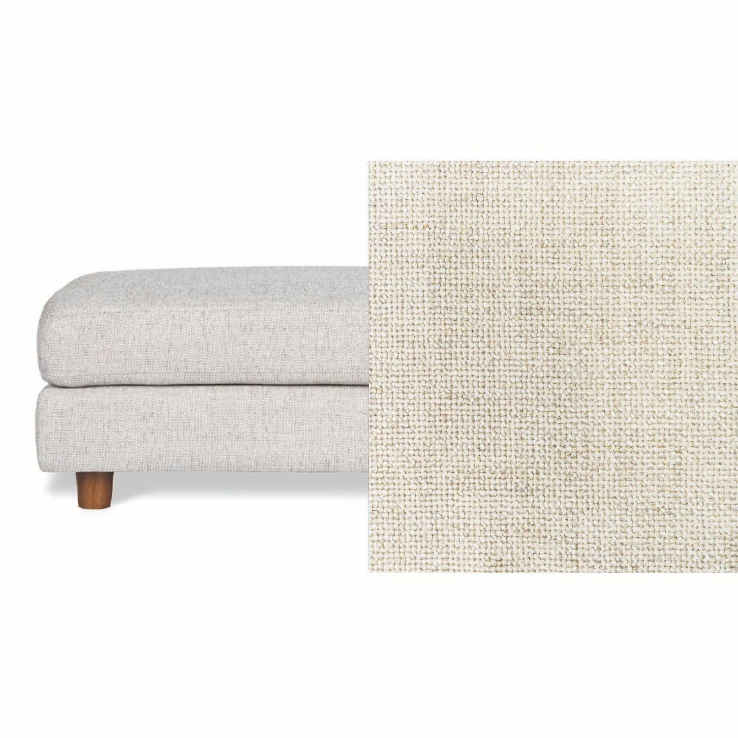 Haven Fabric Ottoman