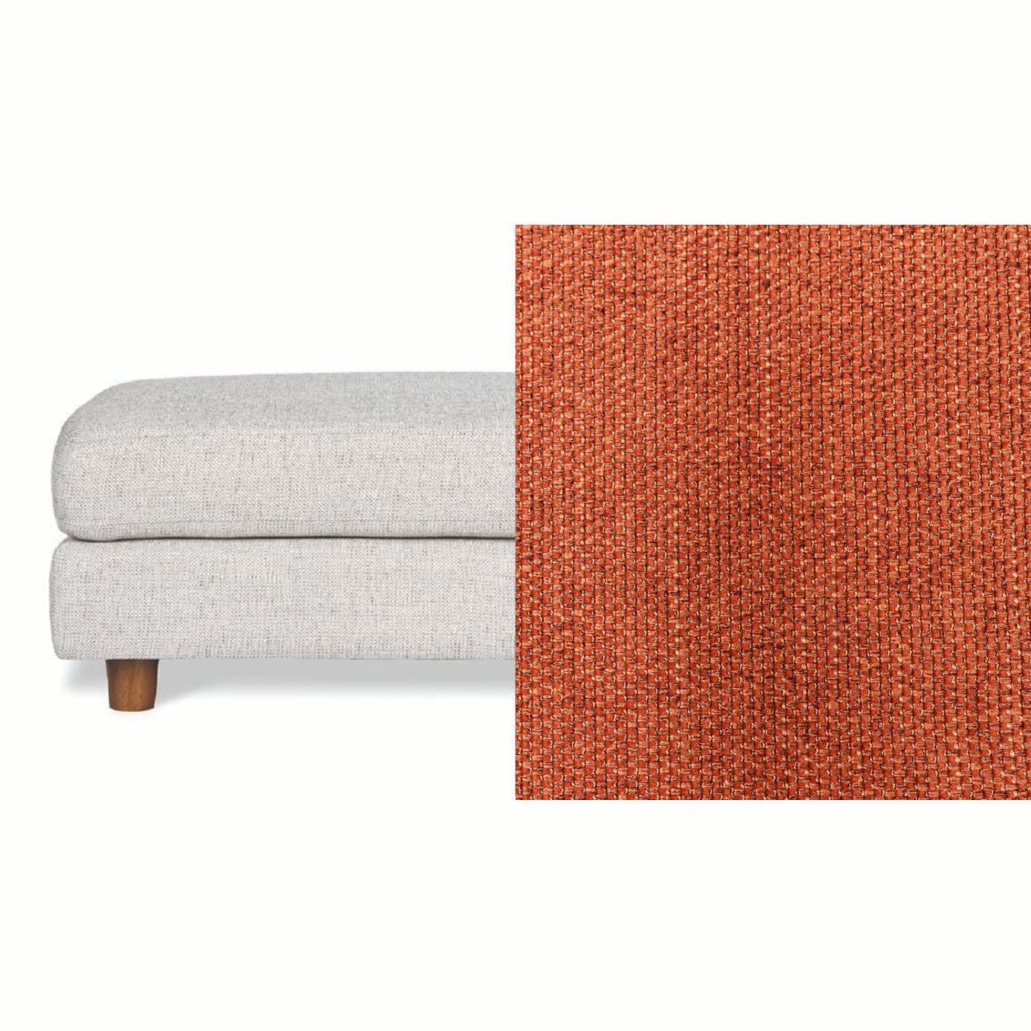 Haven Fabric Ottoman