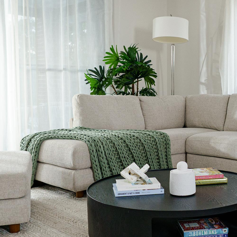 Haven Fabric Left Side Facing Chaise Lounge