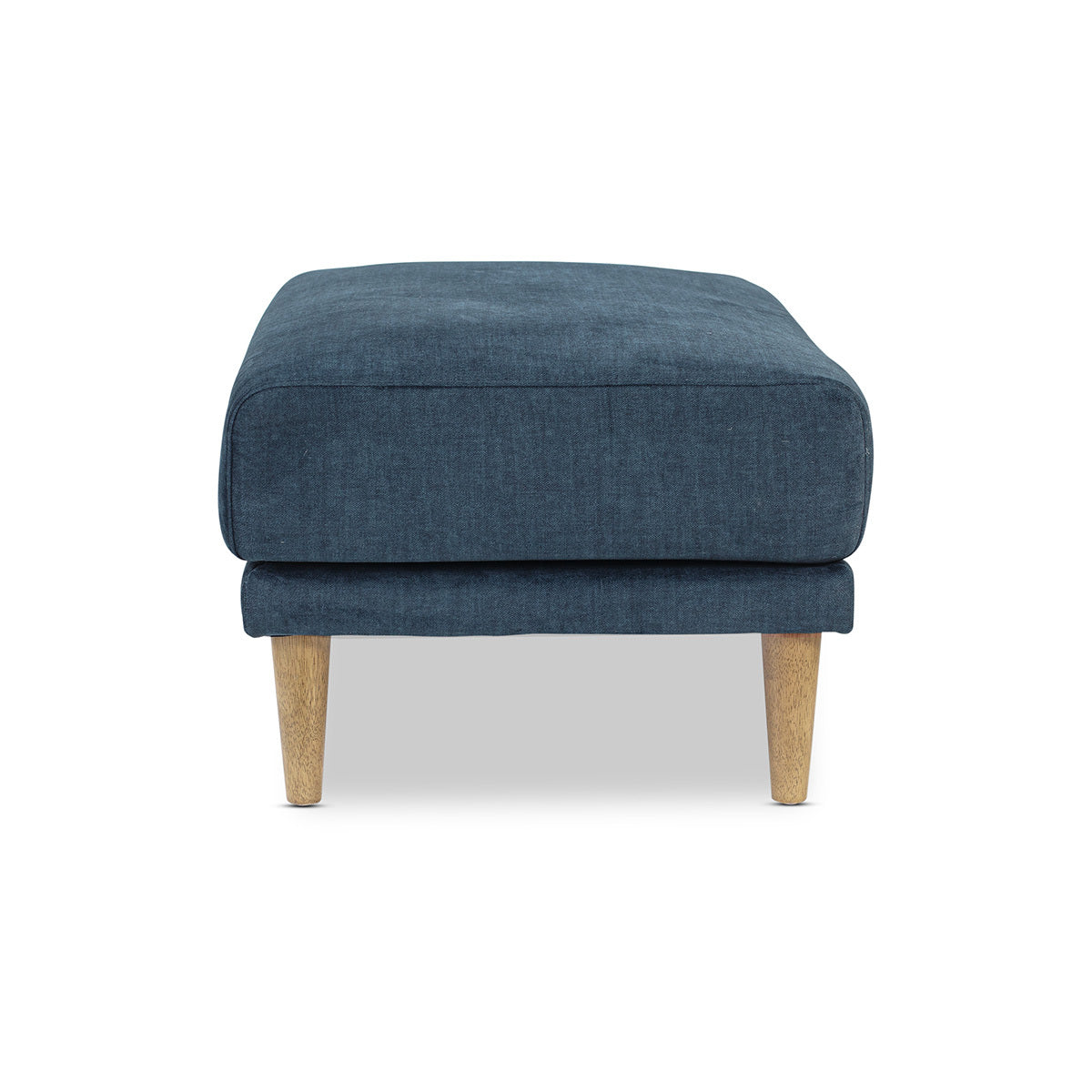 Marie Vogue Velvet Large Ottoman in Vogue Ocean Online Warehouse Sale