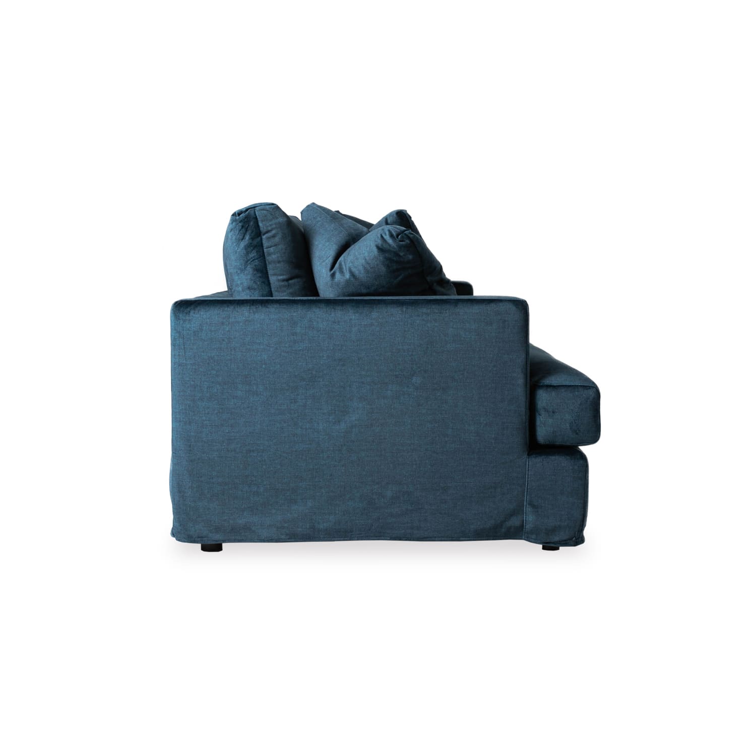 Janson Vogue Velvet 3 Seat Sofa in Vogue Ocean Online Warehouse Sale