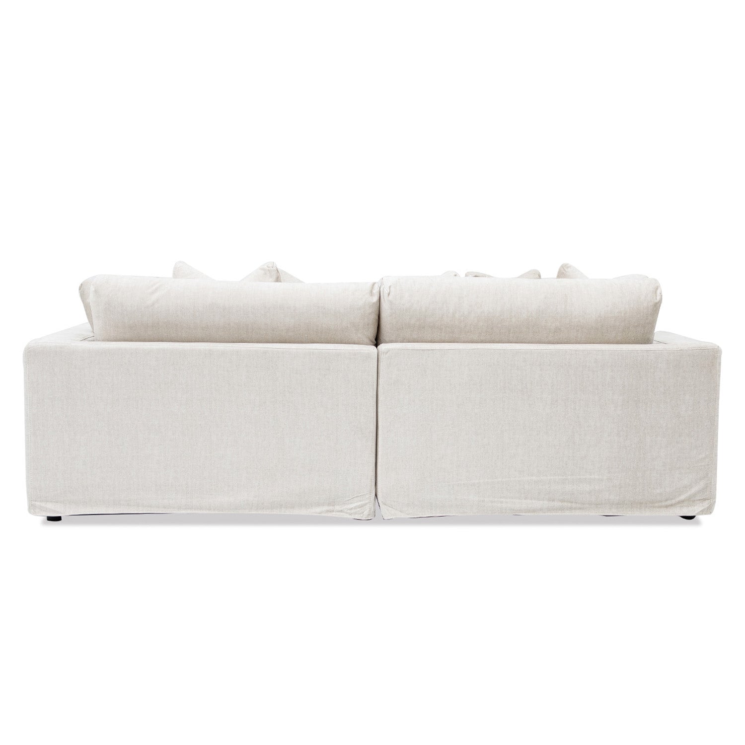 Janson Vogue Velvet 4 Seat Sofa in Vogue Cream Online Warehouse Sale