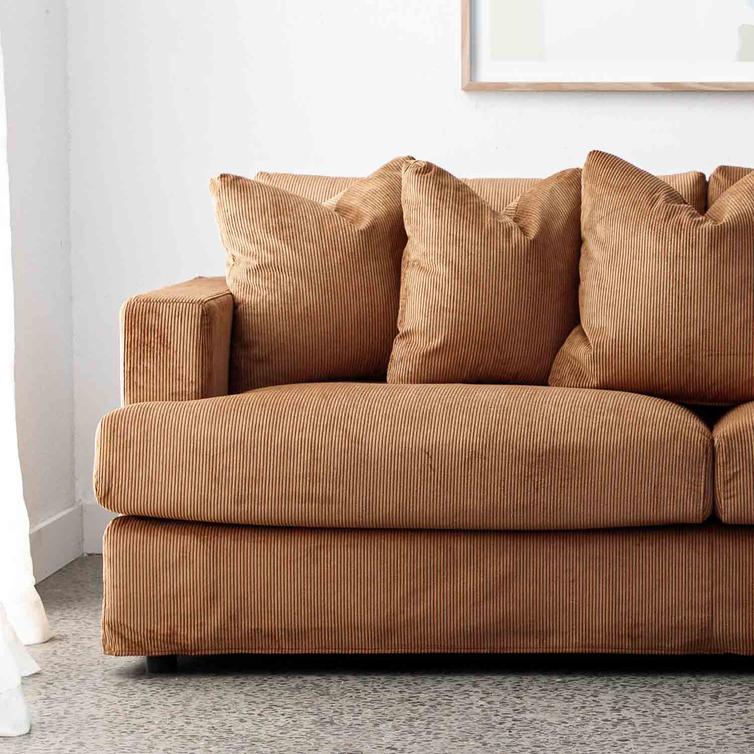 Janson Corduroy 3 Seat Sofa