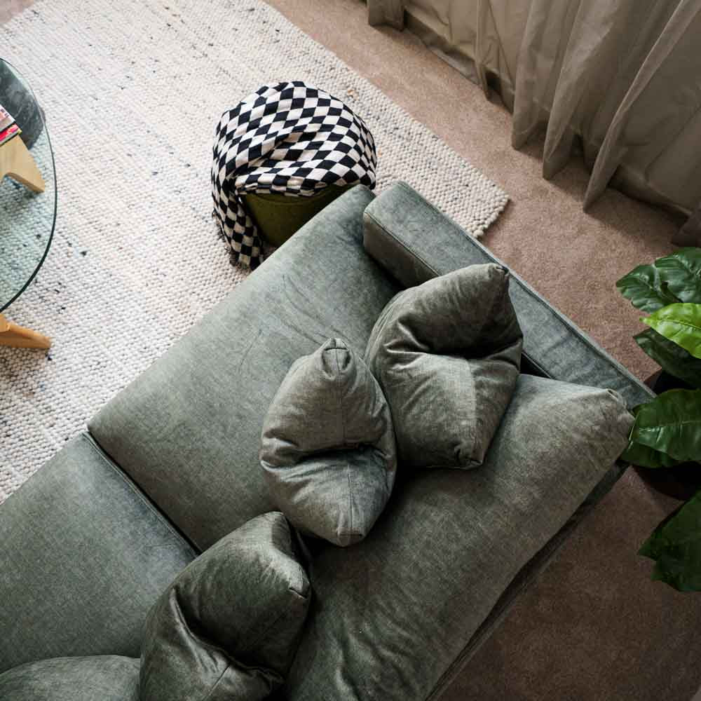 Janson Vogue Velvet 3 Seat Sofa