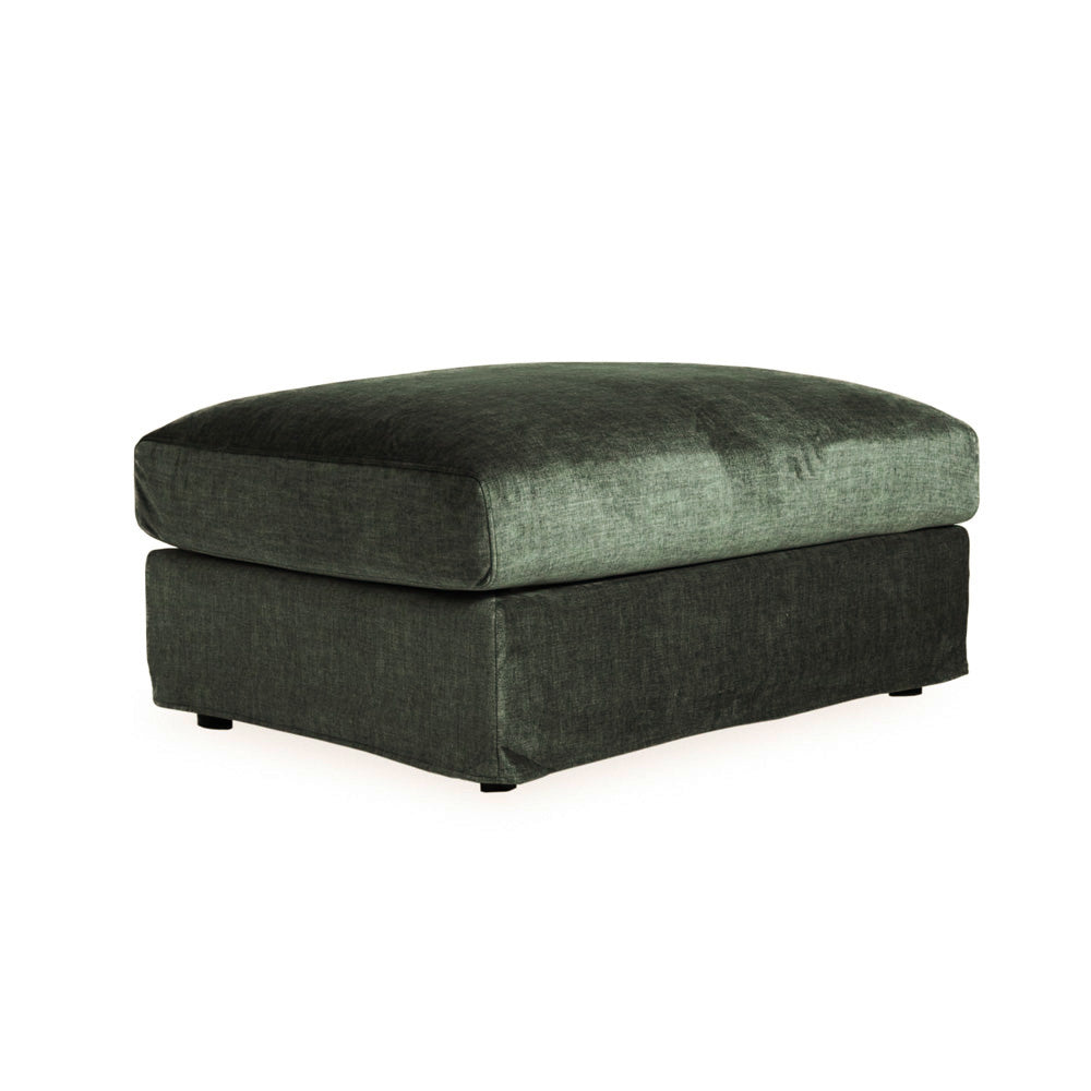 Janson Vogue Velvet Large Ottoman