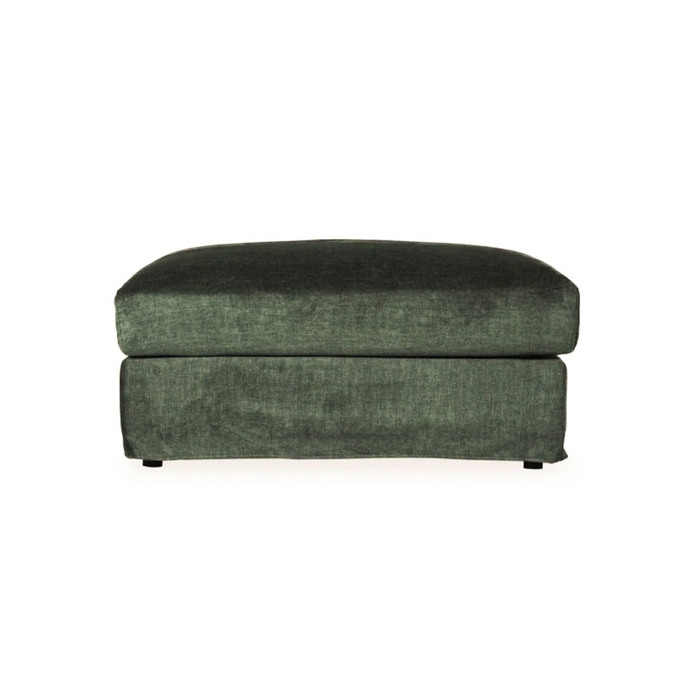 Janson Vogue Velvet Large Ottoman
