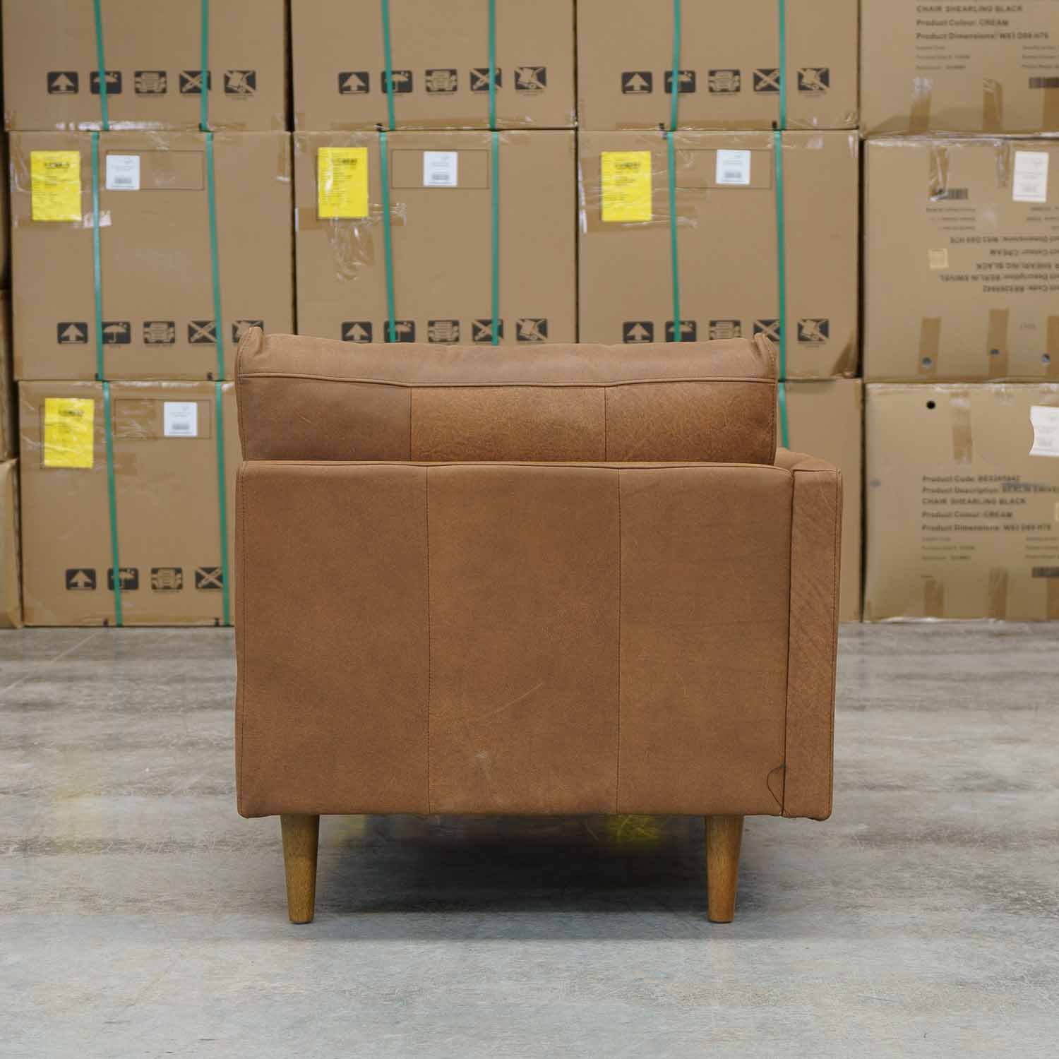 Imperfect Jordie 70 Left Arm Chaise in Brumby Natural