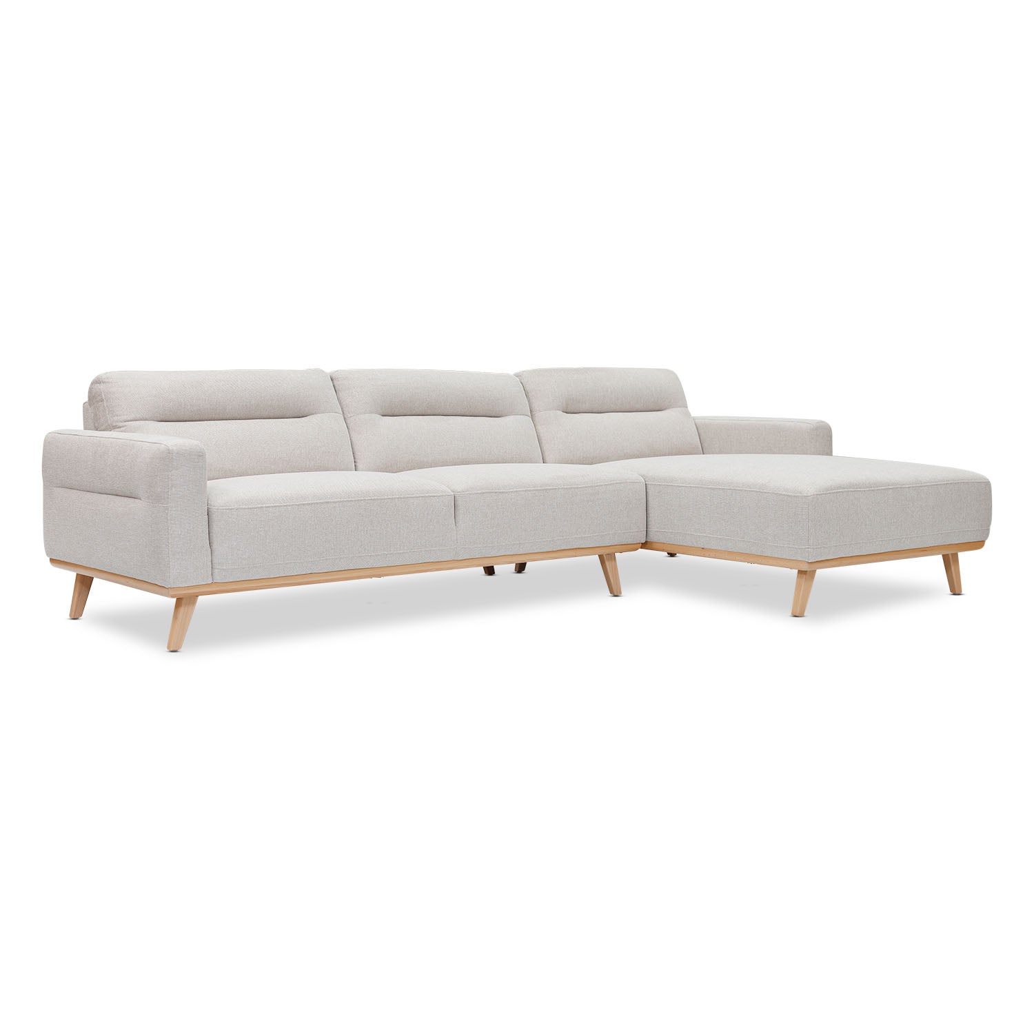 Kate Fabric Right Side Facing Chaise Lounge