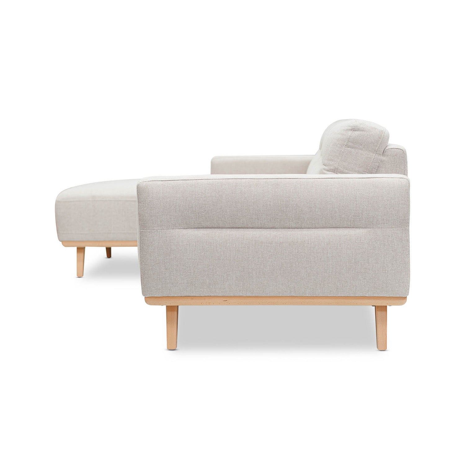 Kate Fabric Left Side Facing Chaise Lounge