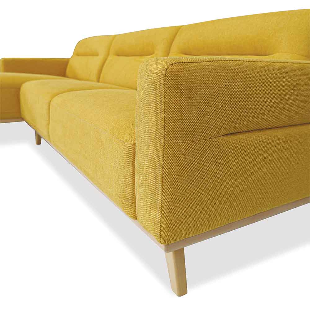 Kate Fabric Left Side Facing Chaise Lounge