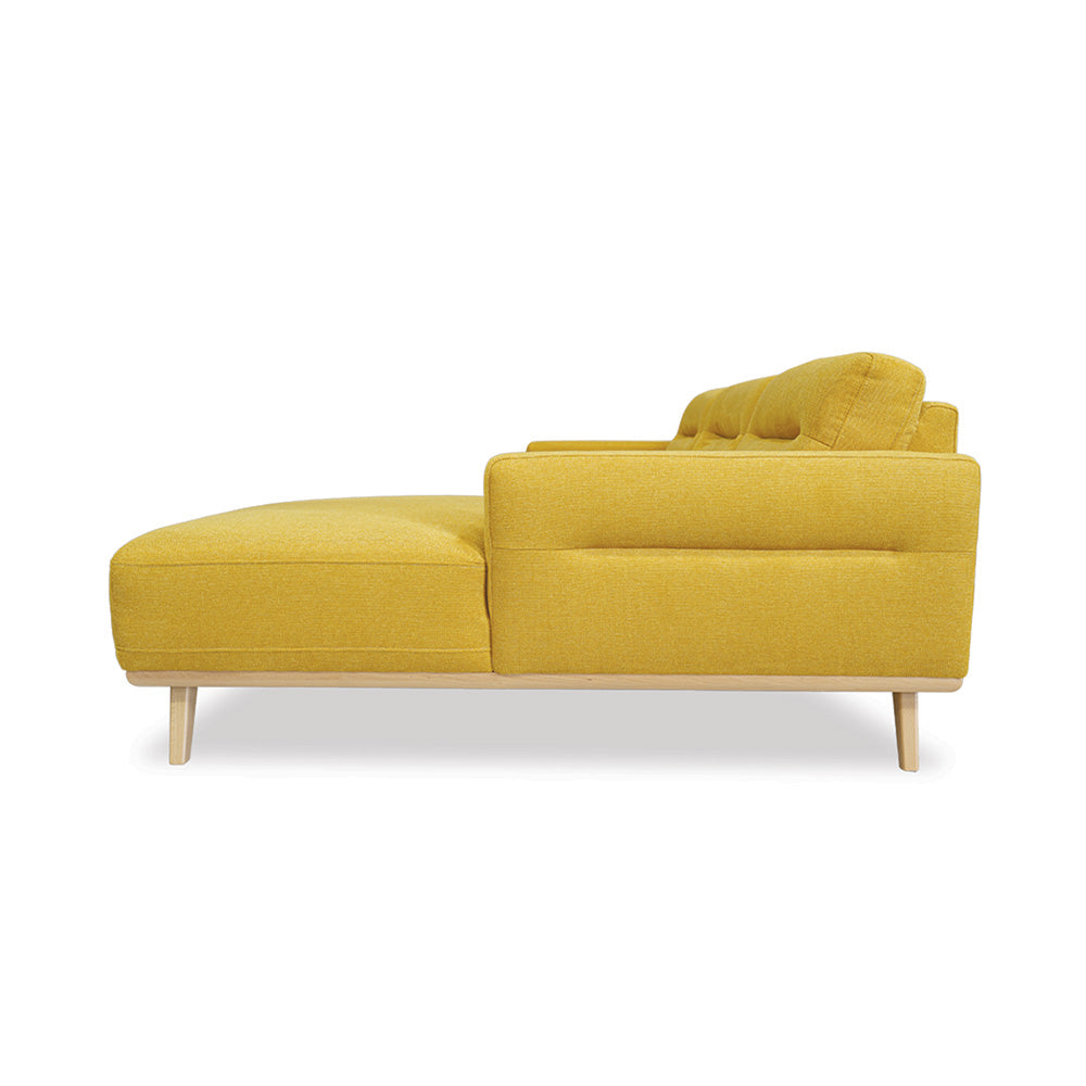 Kate Fabric Right Side Facing Chaise Lounge