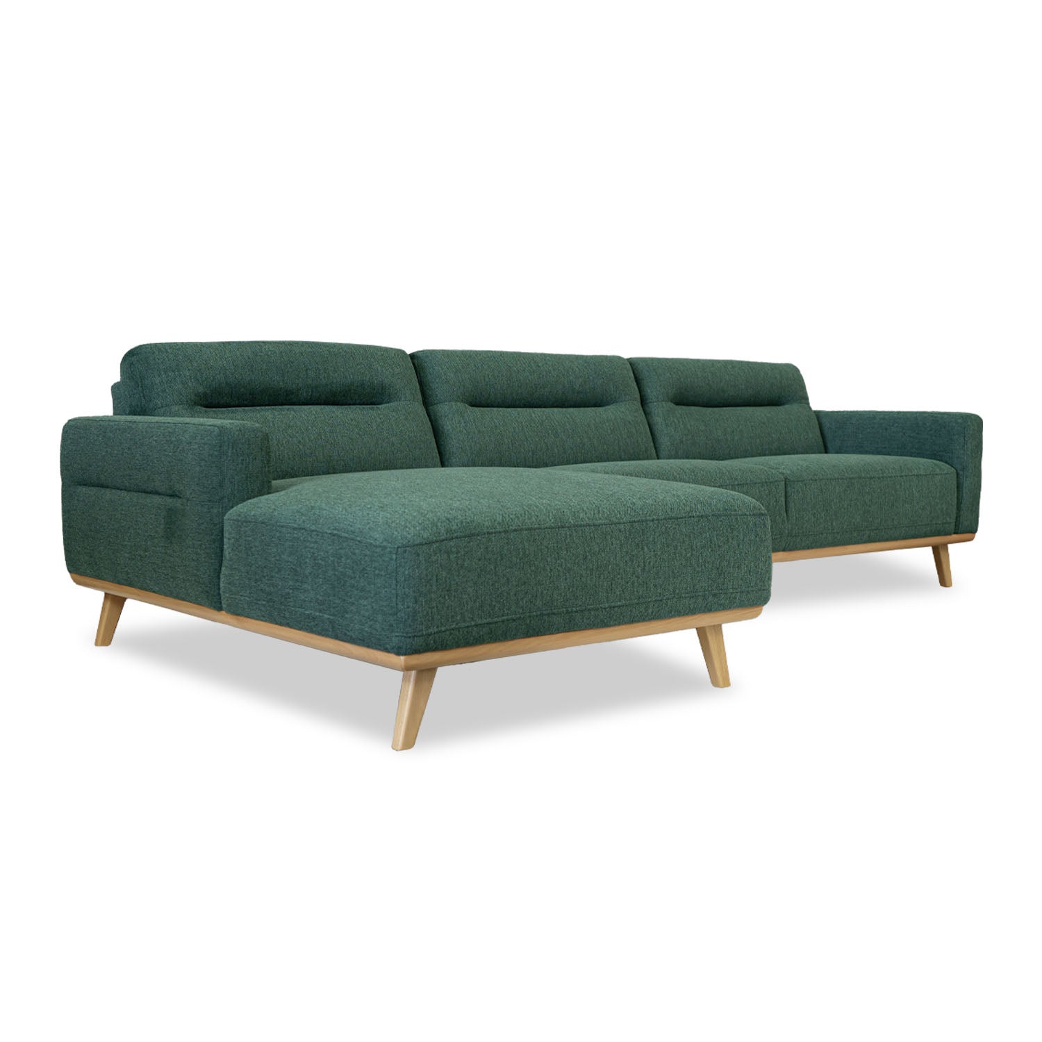 Kate Fabric Left Side Facing Chaise Lounge