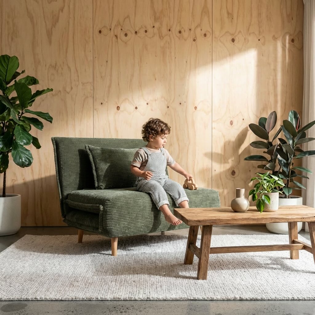 Leonard Corduroy 1 Seat Sofa Bed