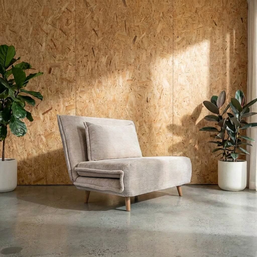 Leonard Corduroy 1.5 Seat Sofa Bed