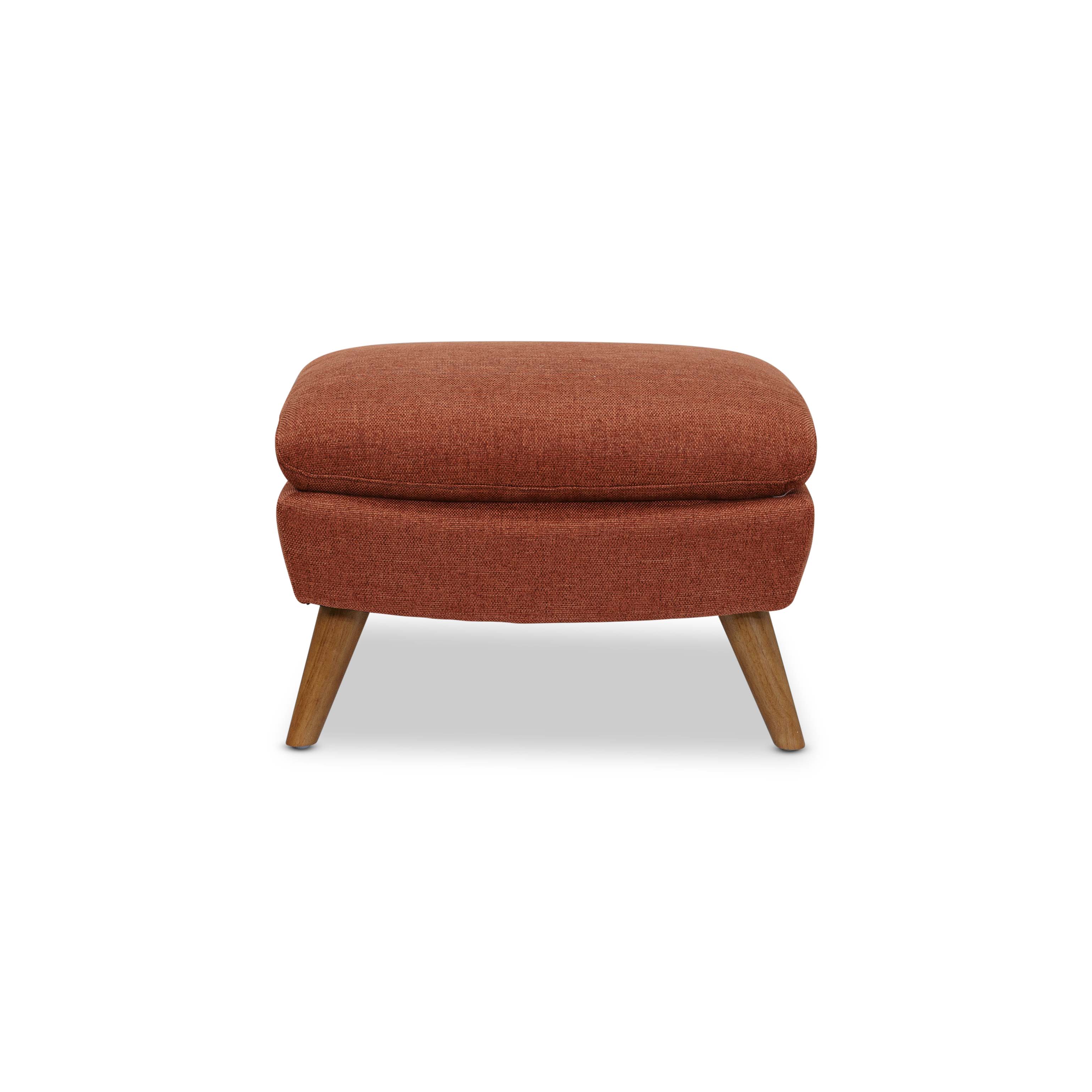 Lunar Fabric Ottoman