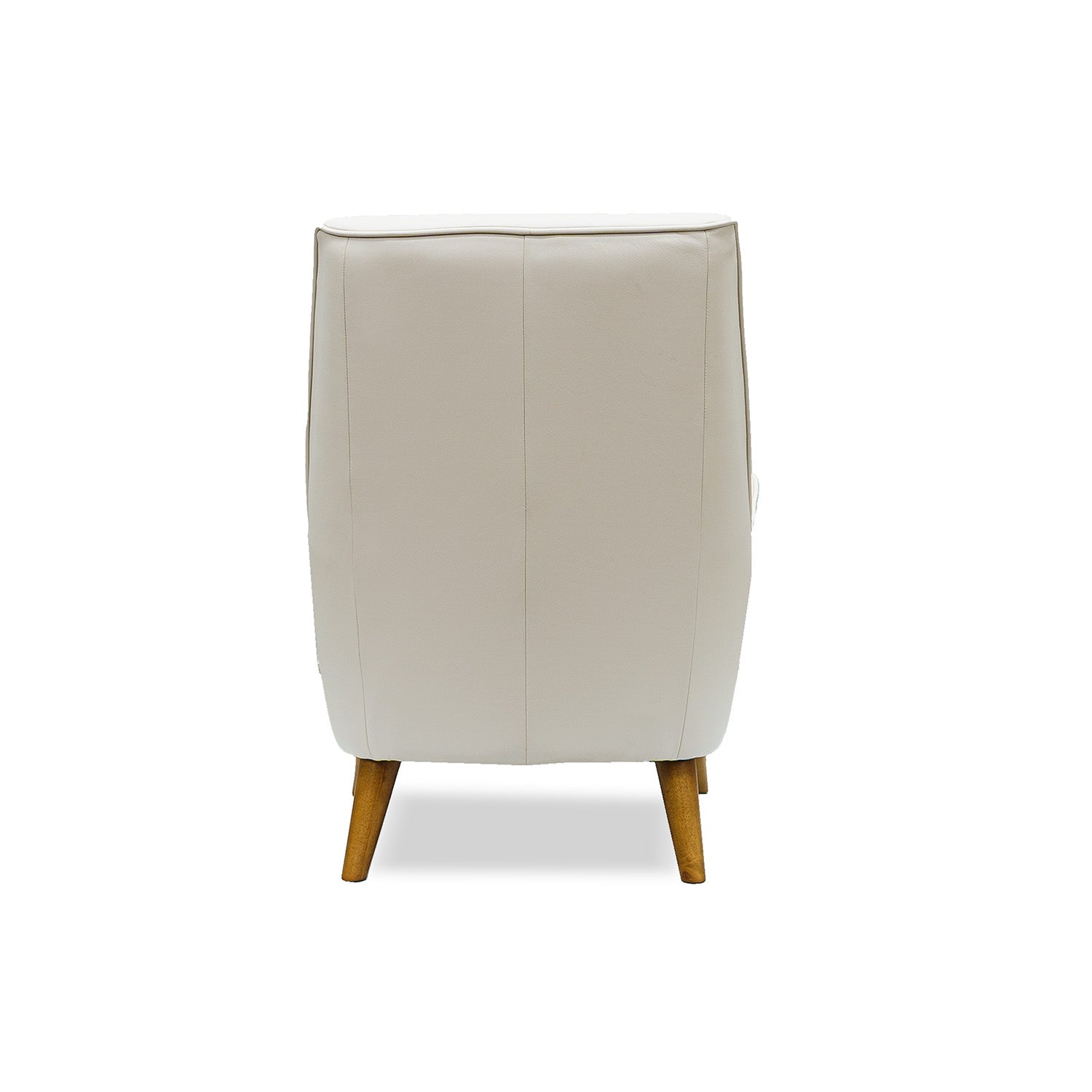 Lunar Leather Chair in Oslo Pebble Online Warehouse Sale