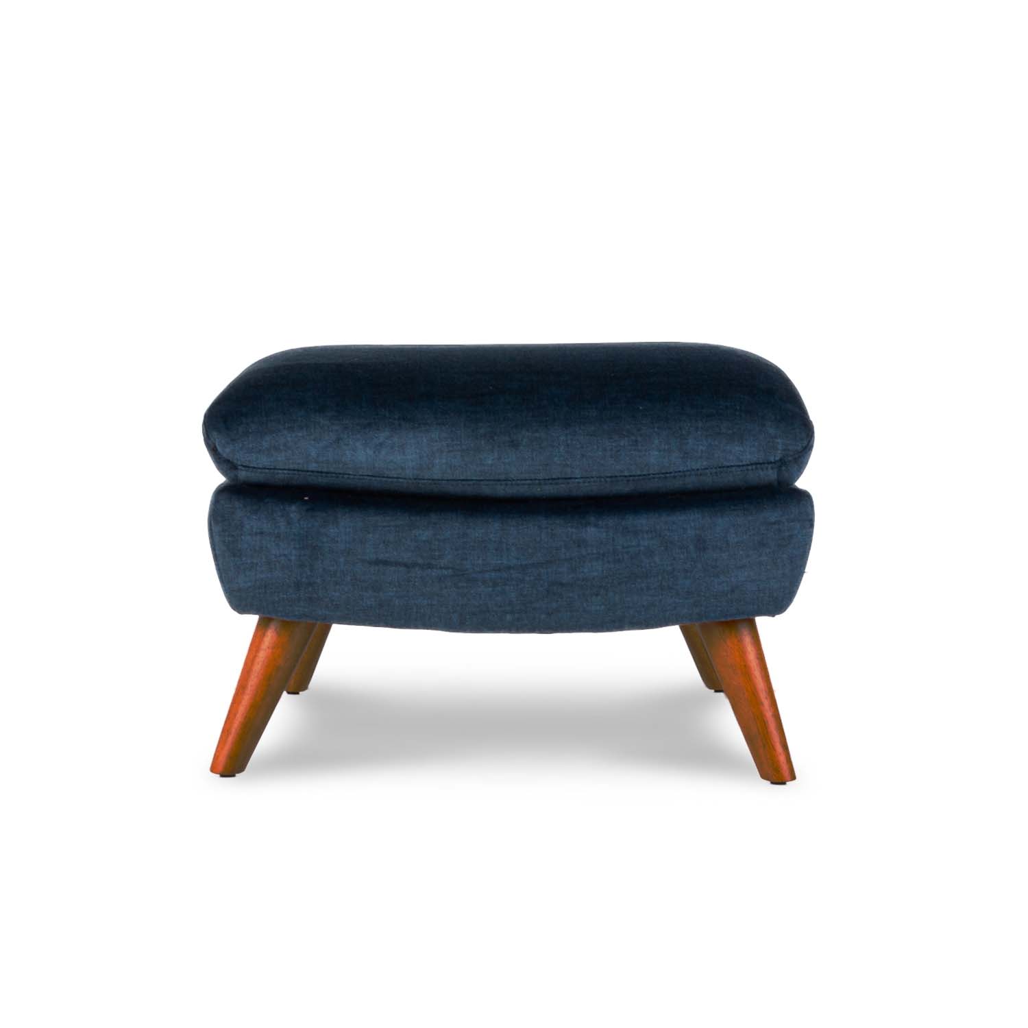 Lunar Vogue Velvet Ottoman
