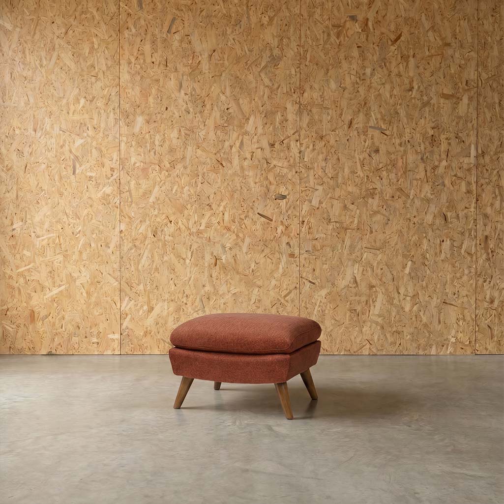 Lunar Fabric Ottoman