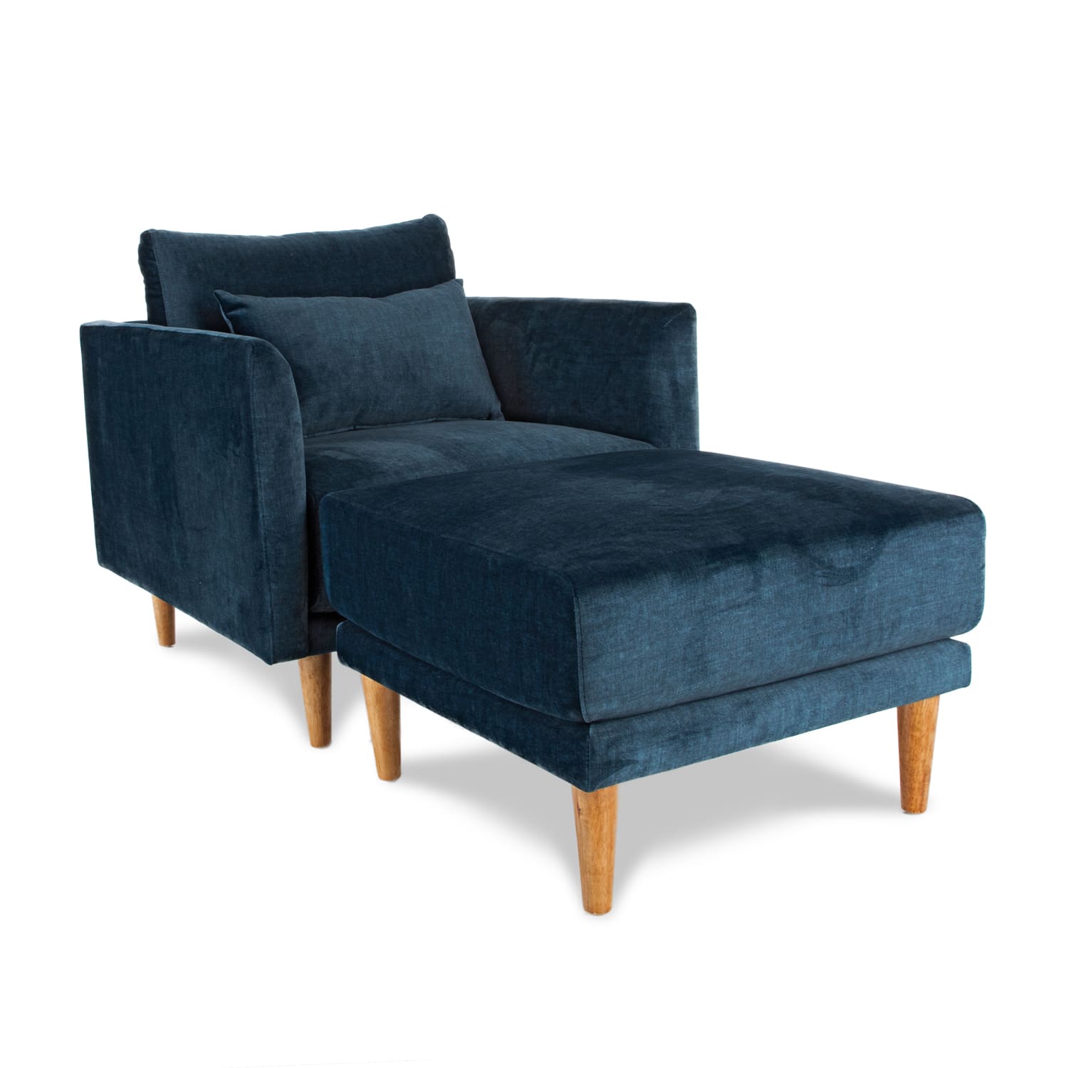 Marie Vogue Velvet Chair in Vogue Ocean | The Drop
