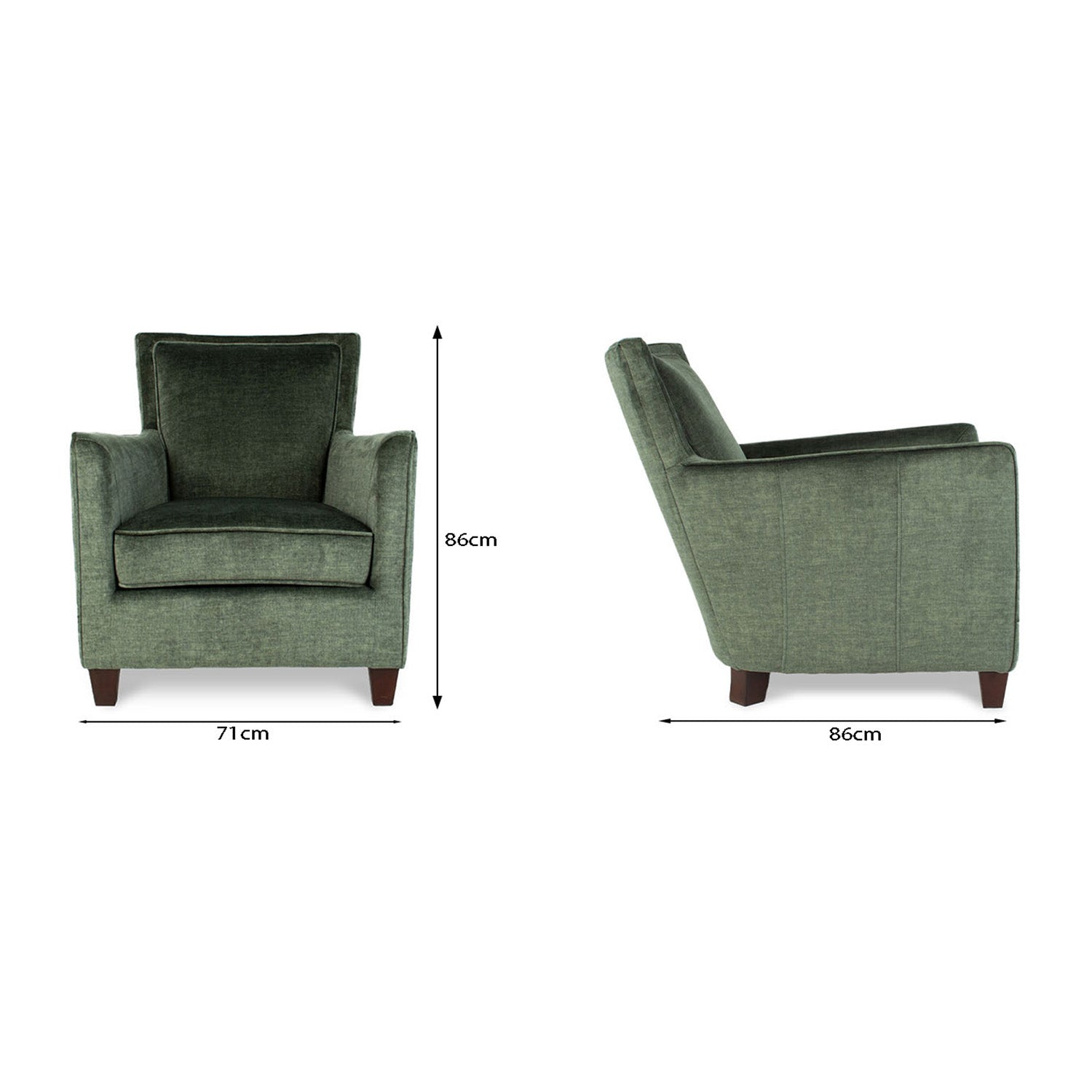 Monteray Vogue Velvet Chair