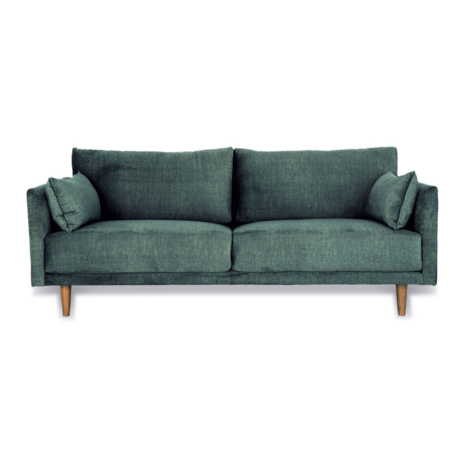 Marie Vogue Velvet 3 Seat Sofa in Vogue Moss Online Warehouse Sale