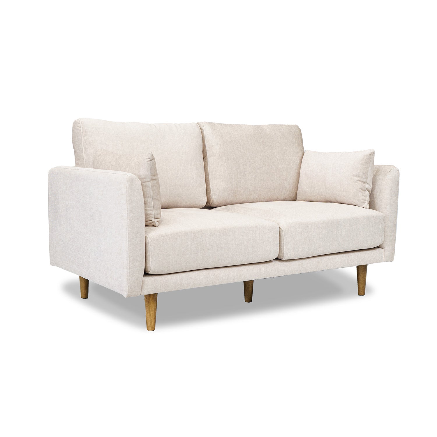 Marie Vogue Velvet 2 Seat Sofa in Vogue Cream Online Warehouse Sale
