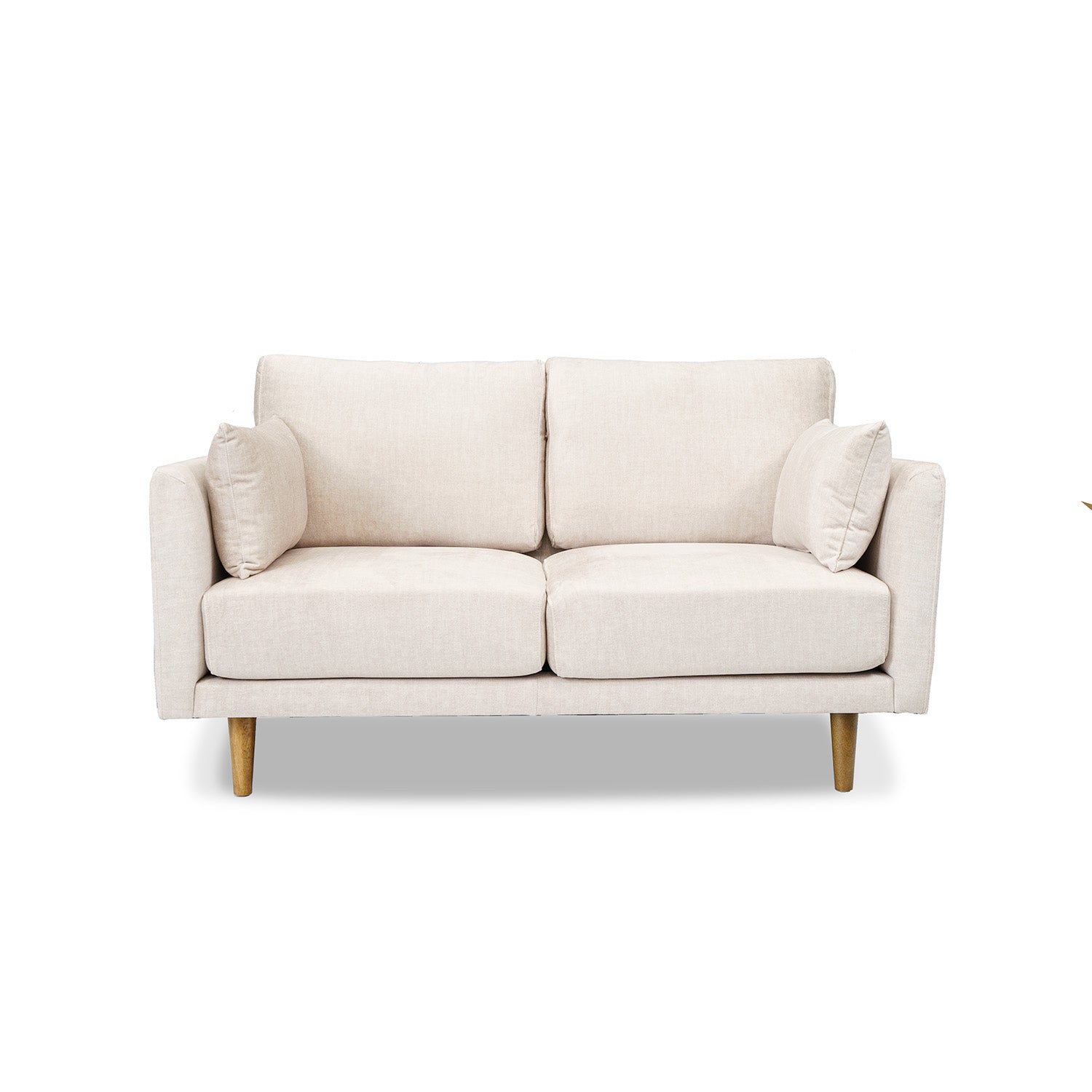 Marie Vogue Velvet 2 Seat Sofa in Vogue Cream Online Warehouse Sale